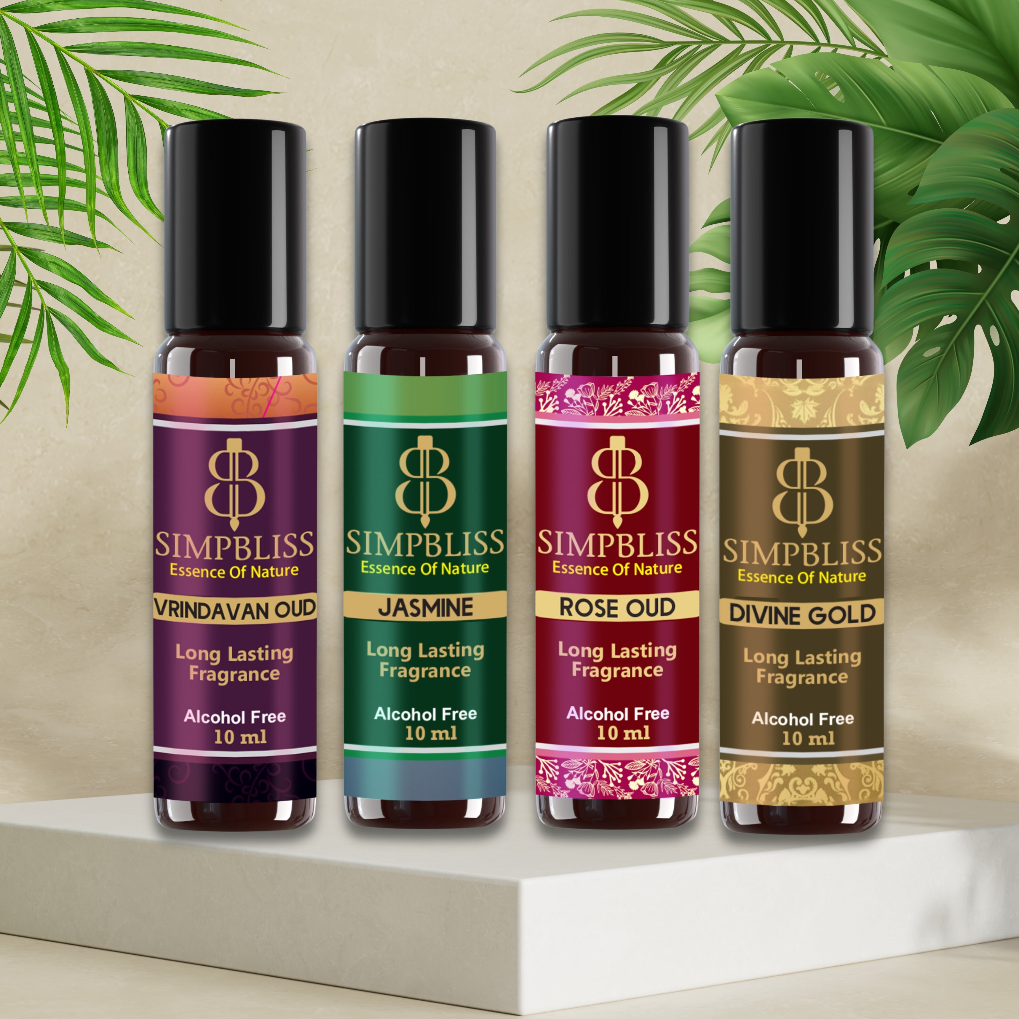 Premium Attar Combo for Men & Women (4x10ml each)