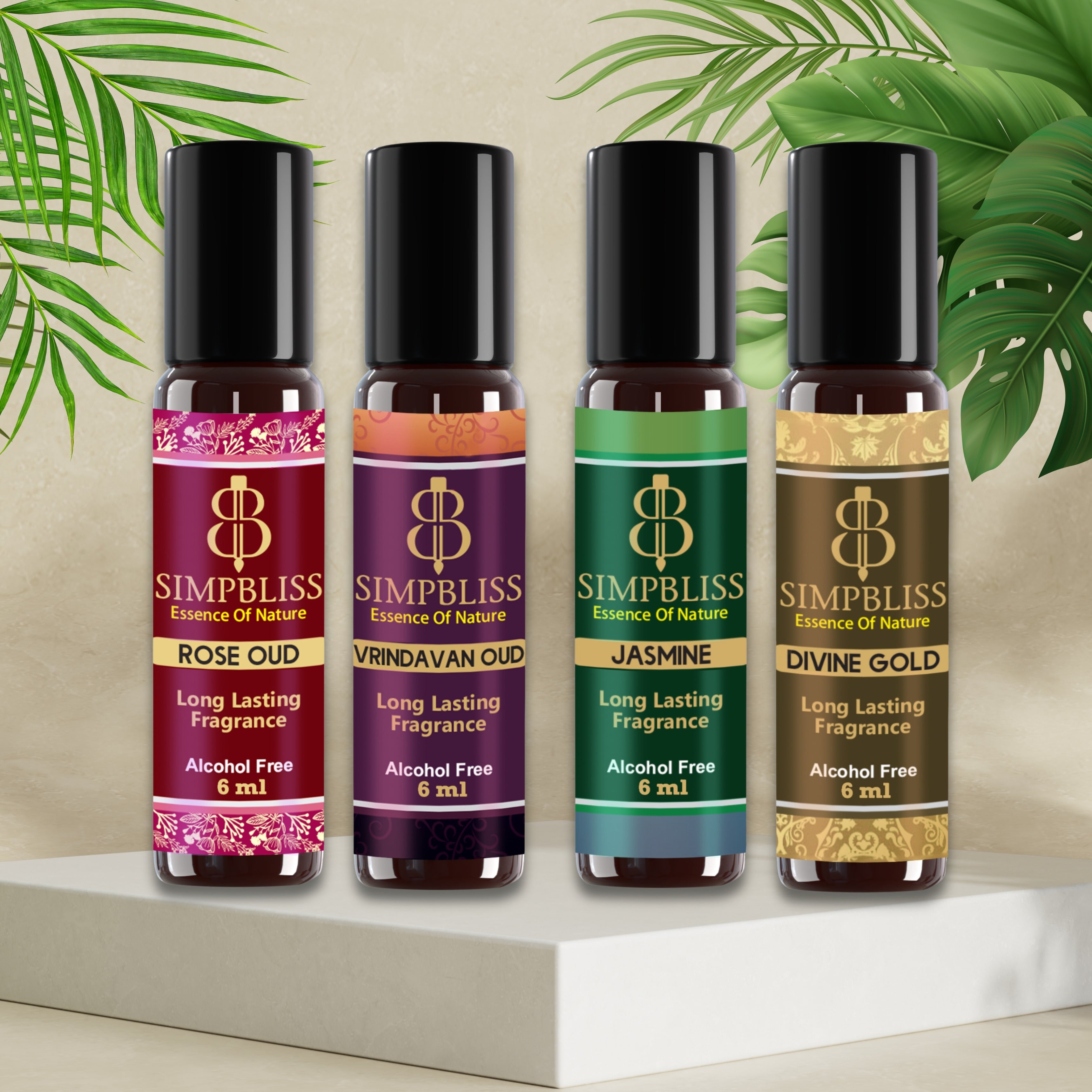 Premium Attar Combo for Men & Women (4x10ml each)