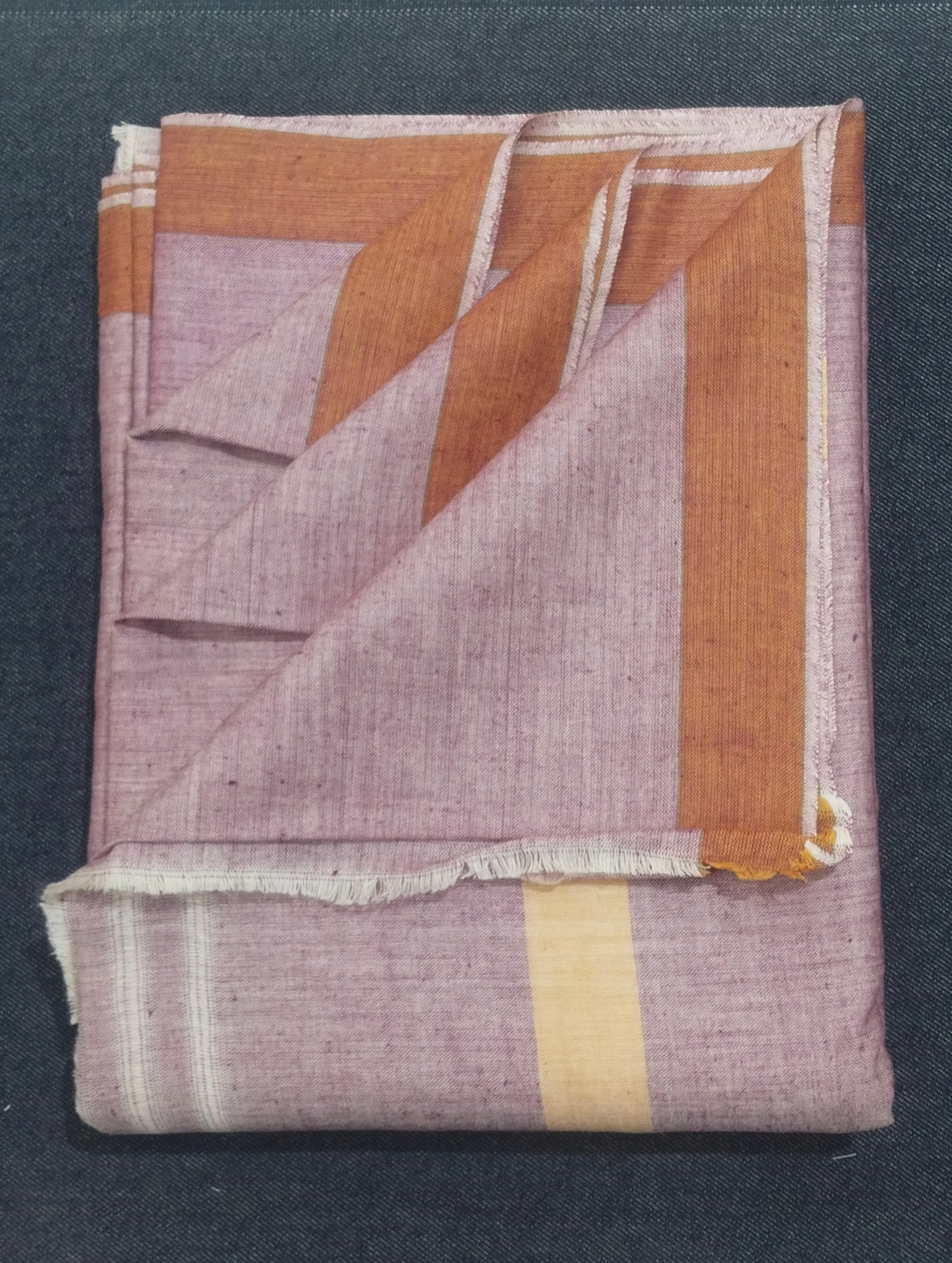 100% Pure Khadi Color Dhoti | Handloom Cotton Traditional Wear
