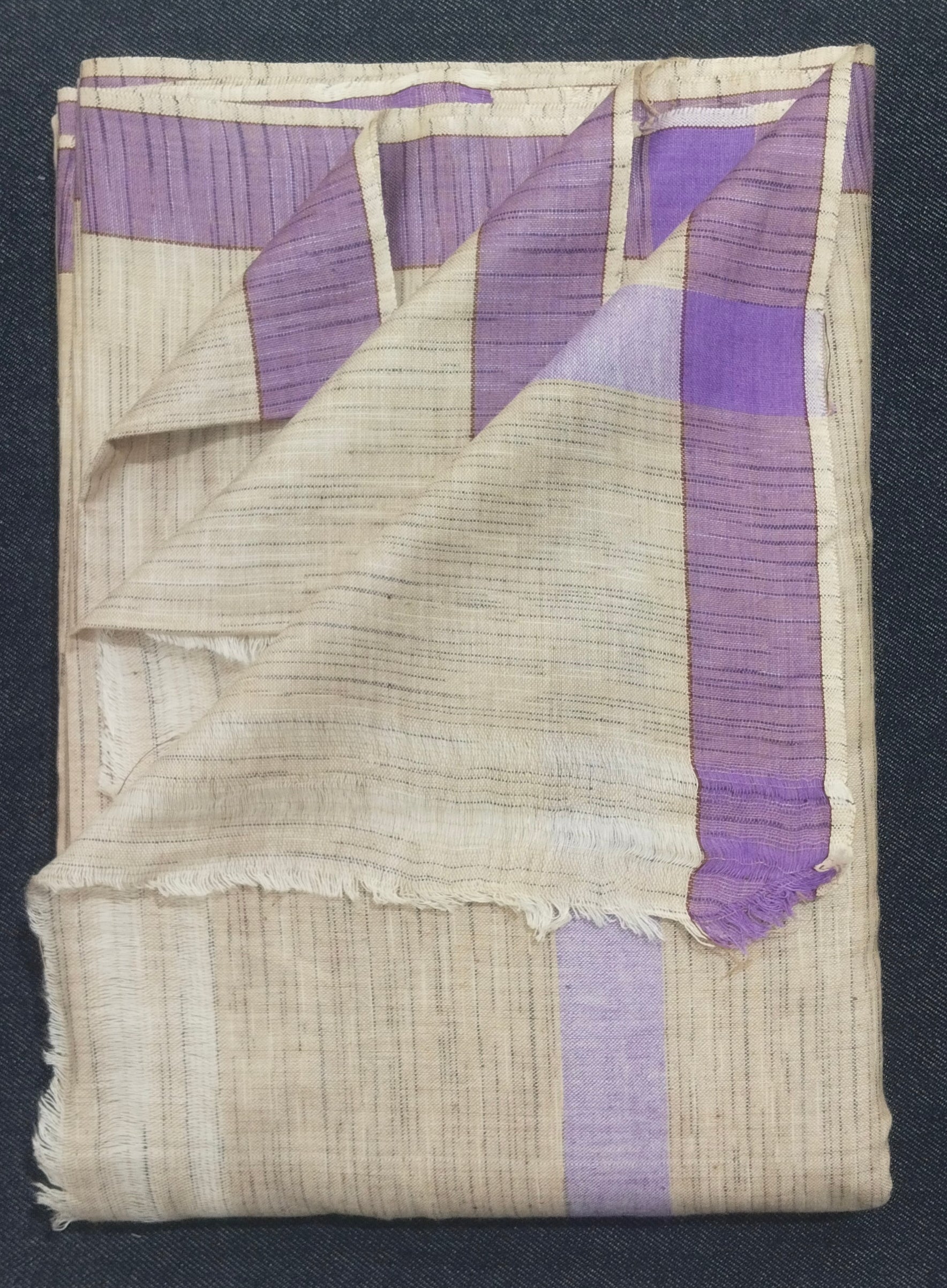 100% Pure Khadi Color Dhoti | Handloom Cotton Traditional Wear