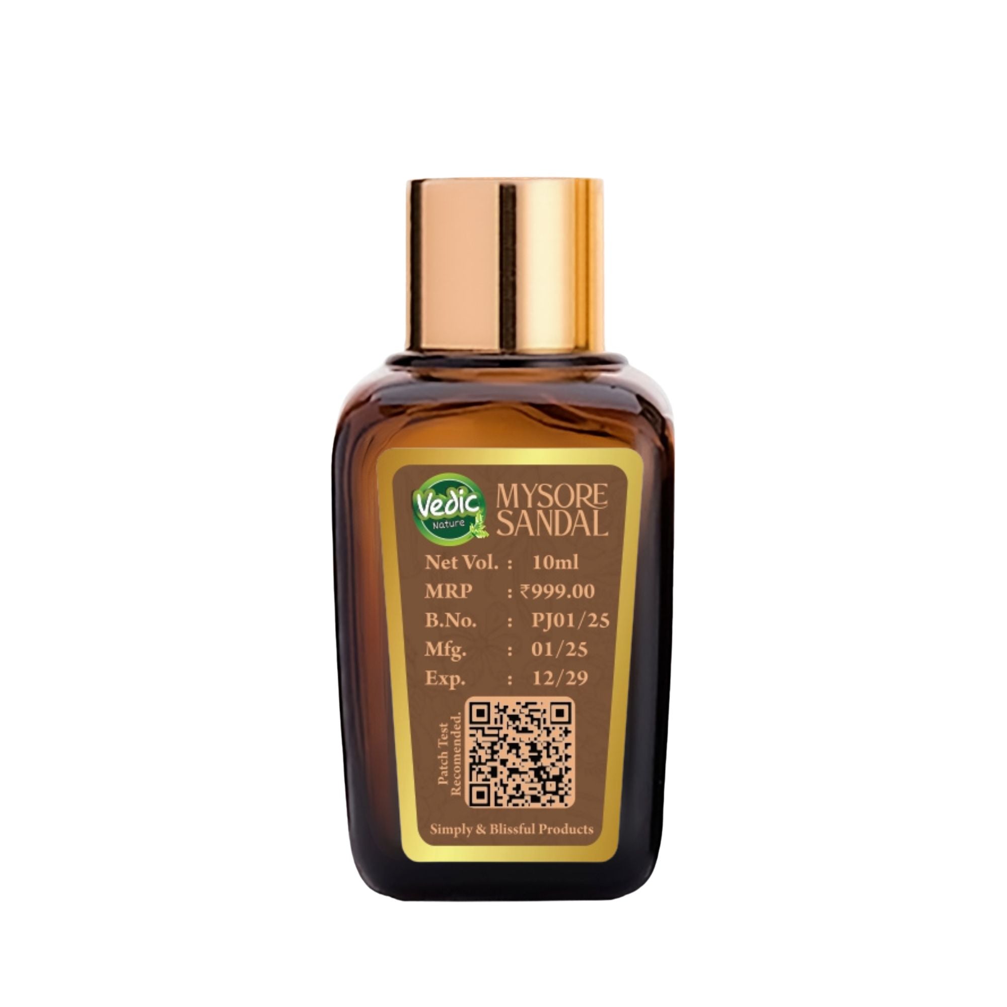 Vedic Nature  Mysore Sandal Attar