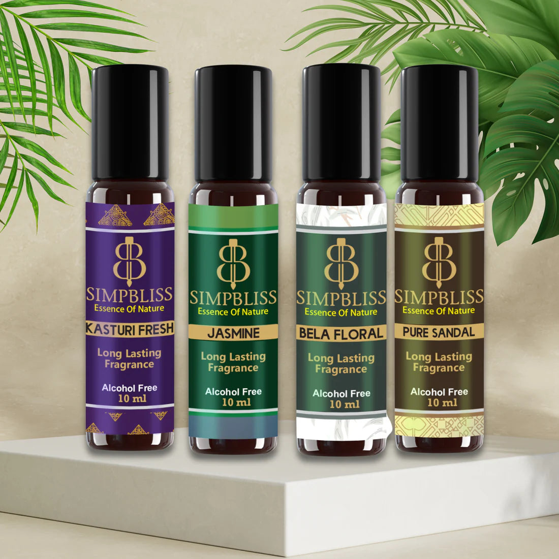 Blossom & Bliss Attar Combo Pack (4x10ml each)