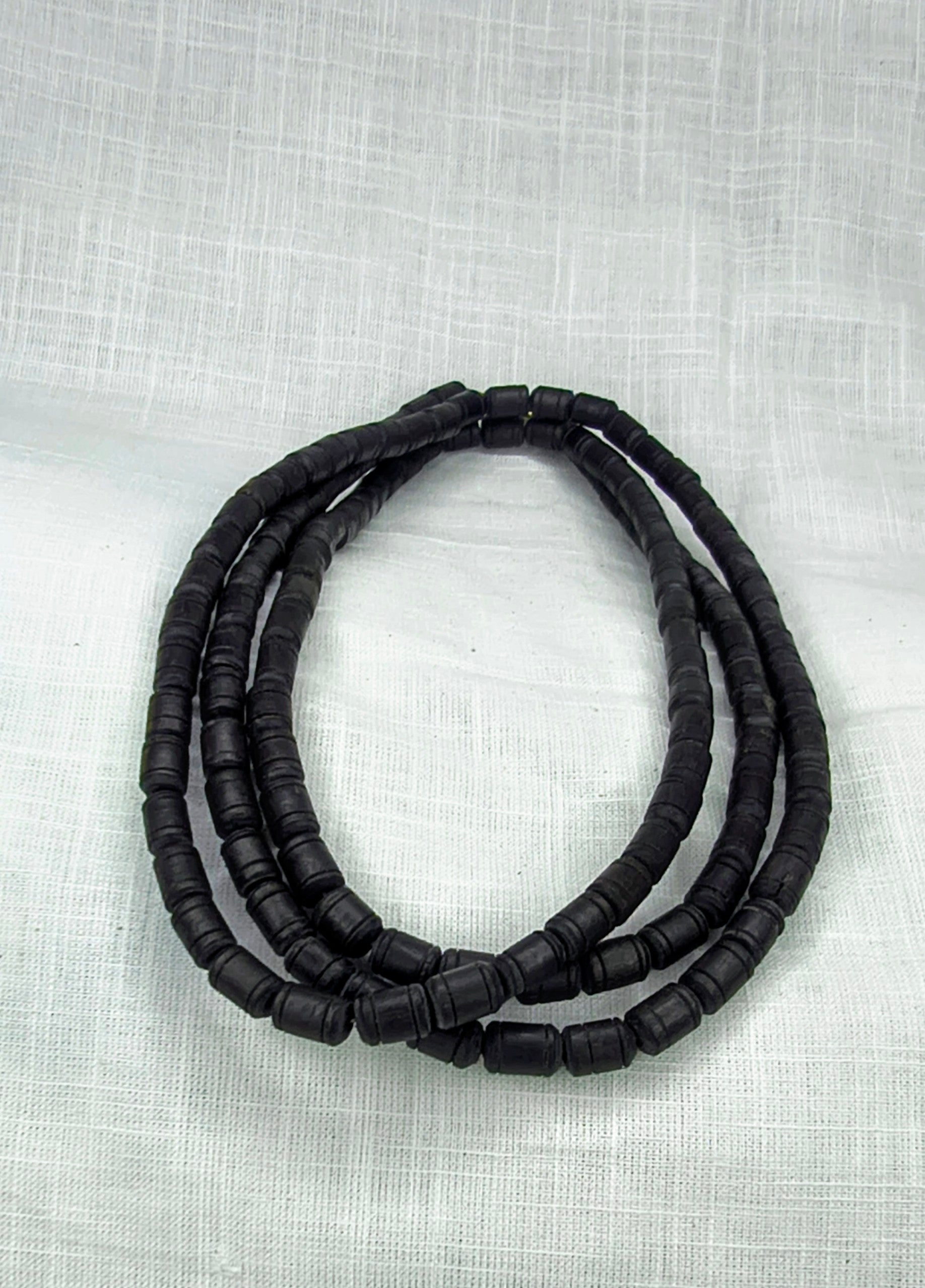 Mayapur ahisha tulasi Natural black Colour. 8mm beads three round