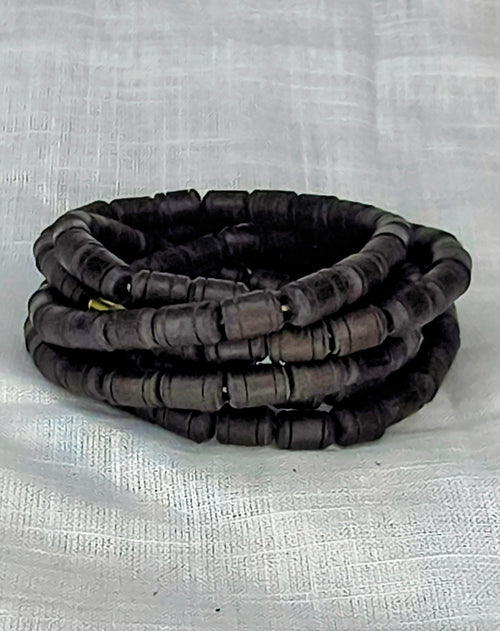 Mayapur ahisha tulasi Natural black Colour. 8mm beads three round