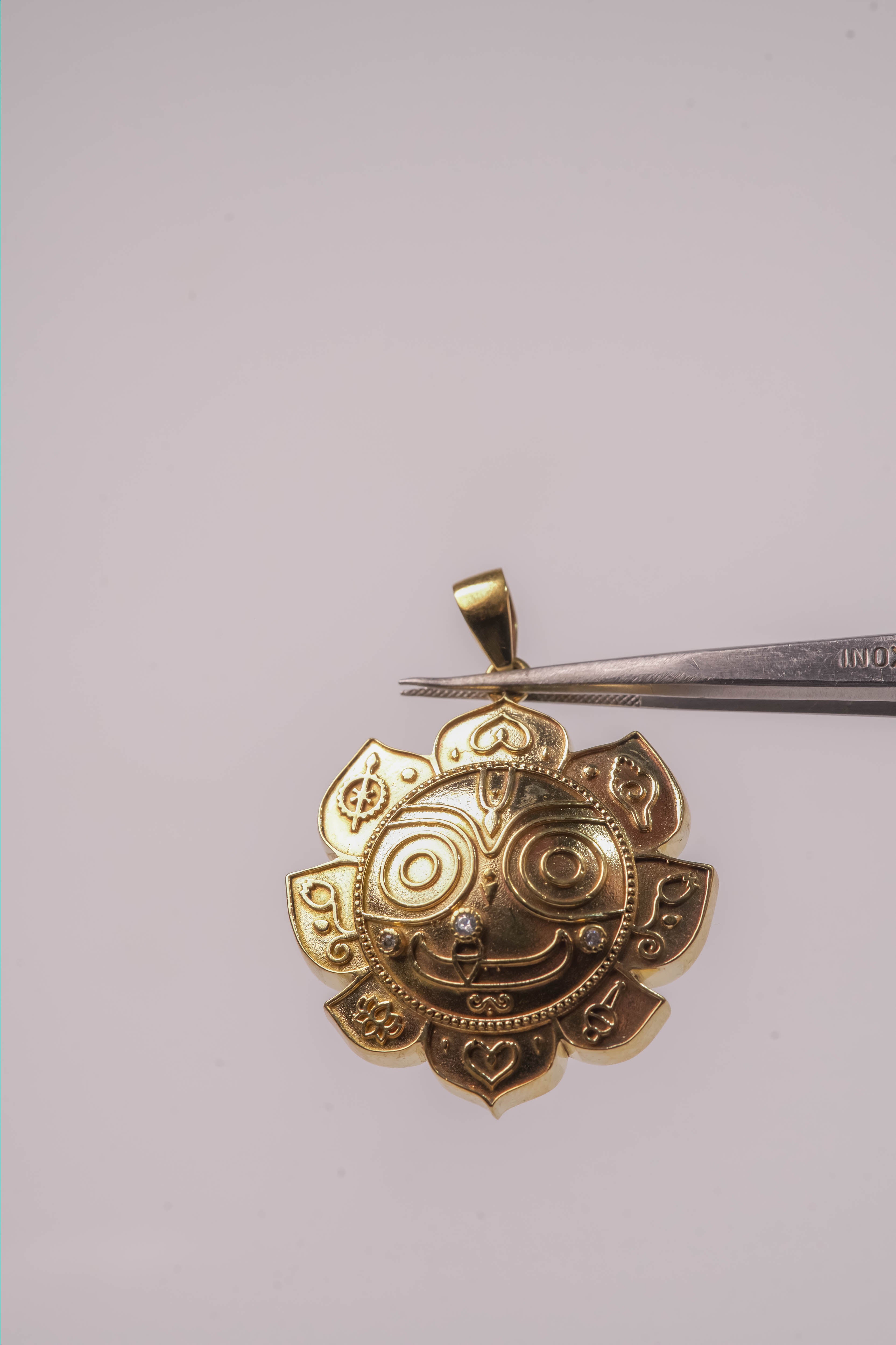 Jagannath Pendant 5 Metals 1.5 Inch Spiritual Hindu Jewelry