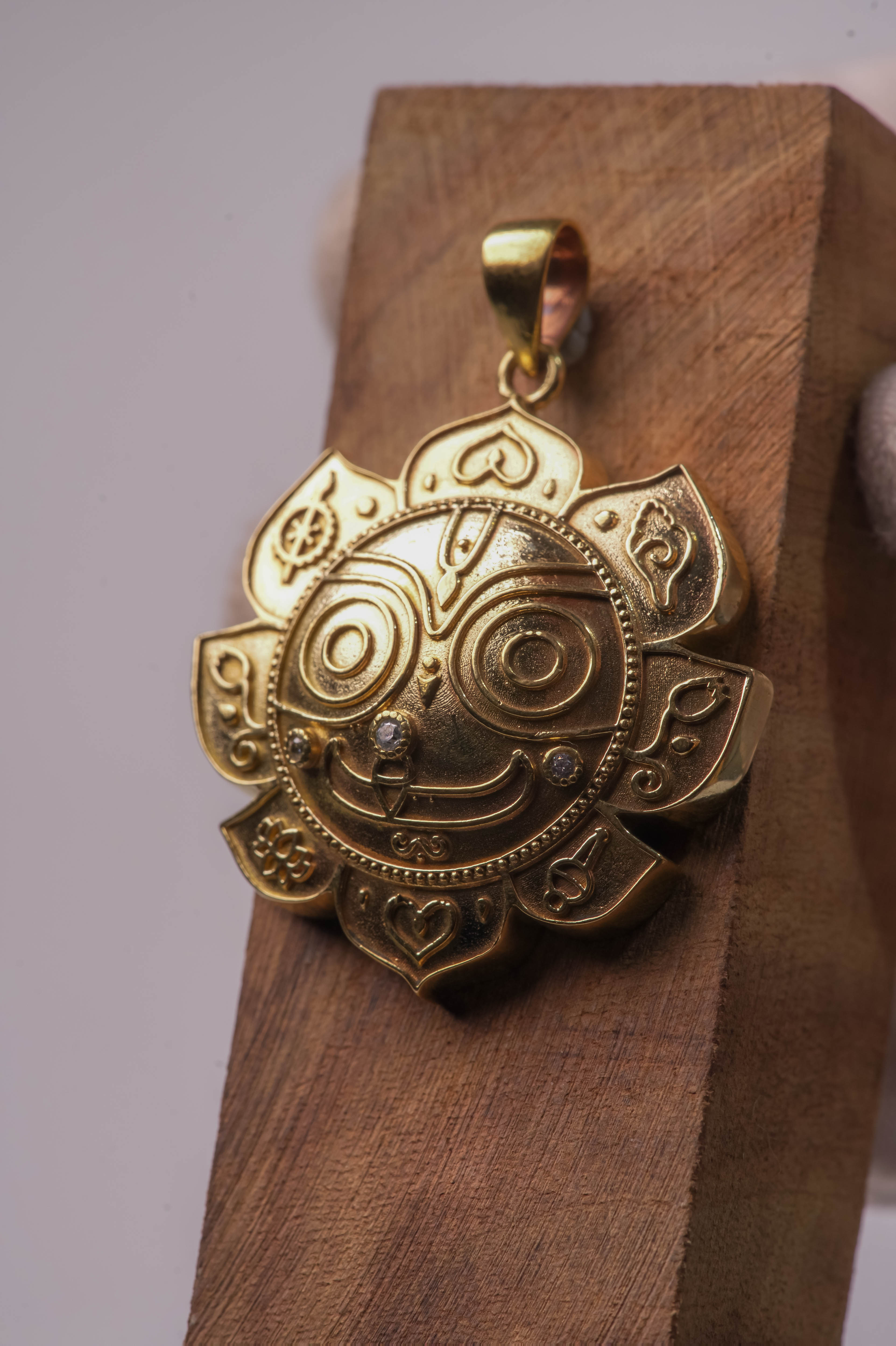 Jagannath Pendant 5 Metals 1.5 Inch Spiritual Hindu Jewelry
