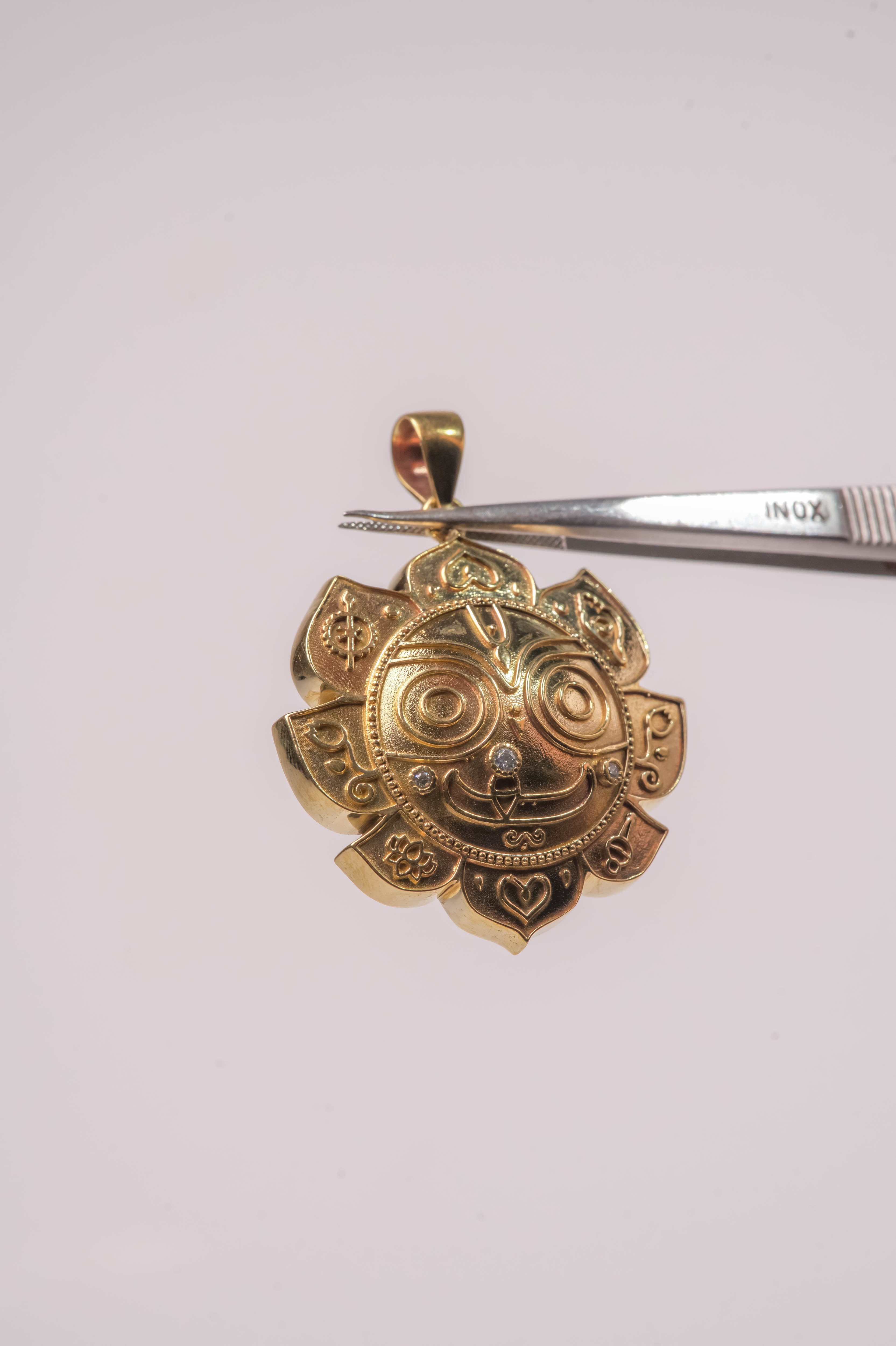 Jagannath Pendant 5 Metals 1.5 Inch Spiritual Hindu Jewelry