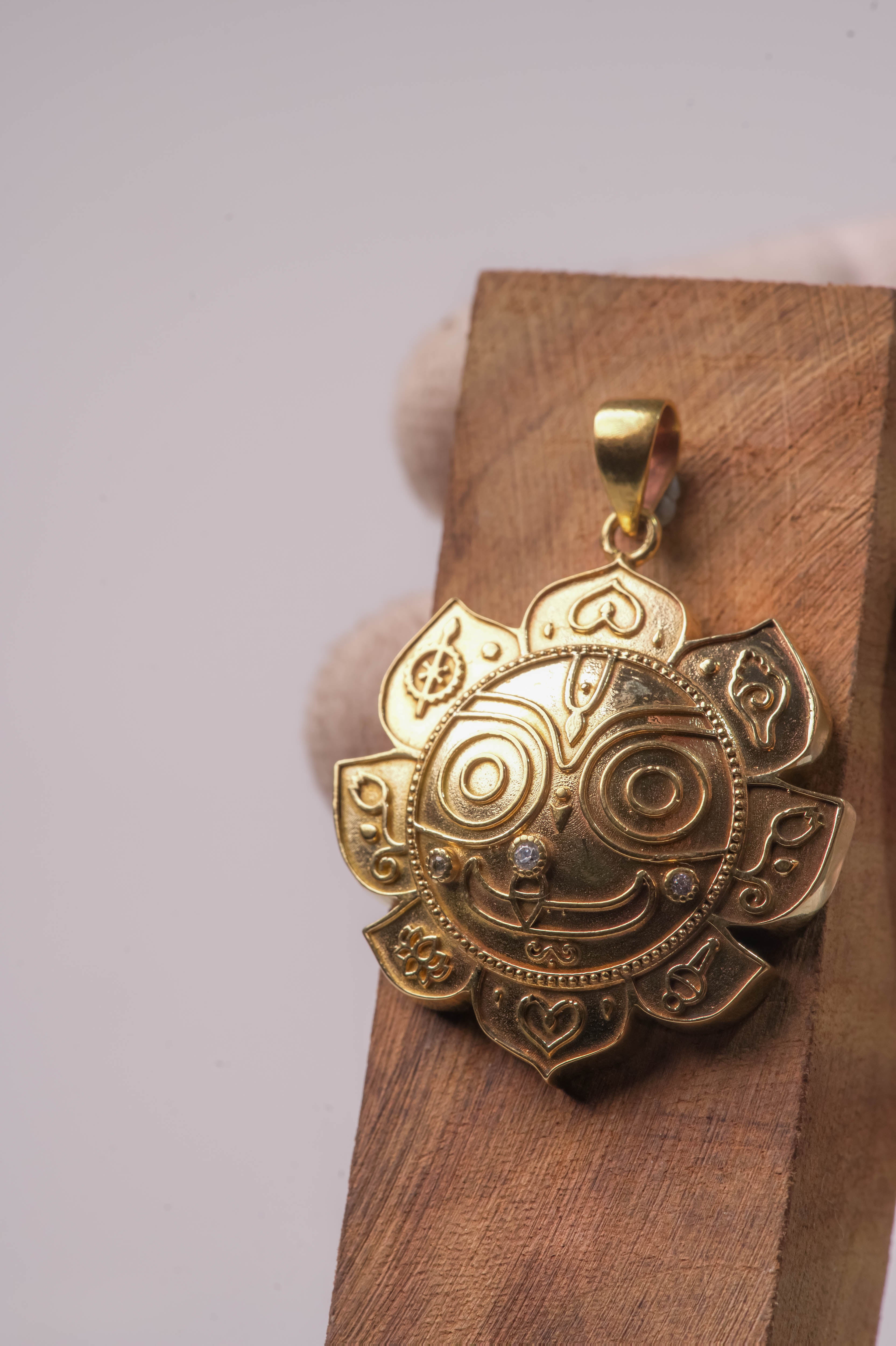 Jagannath Pendant 5 Metals 1.5 Inch Spiritual Hindu Jewelry