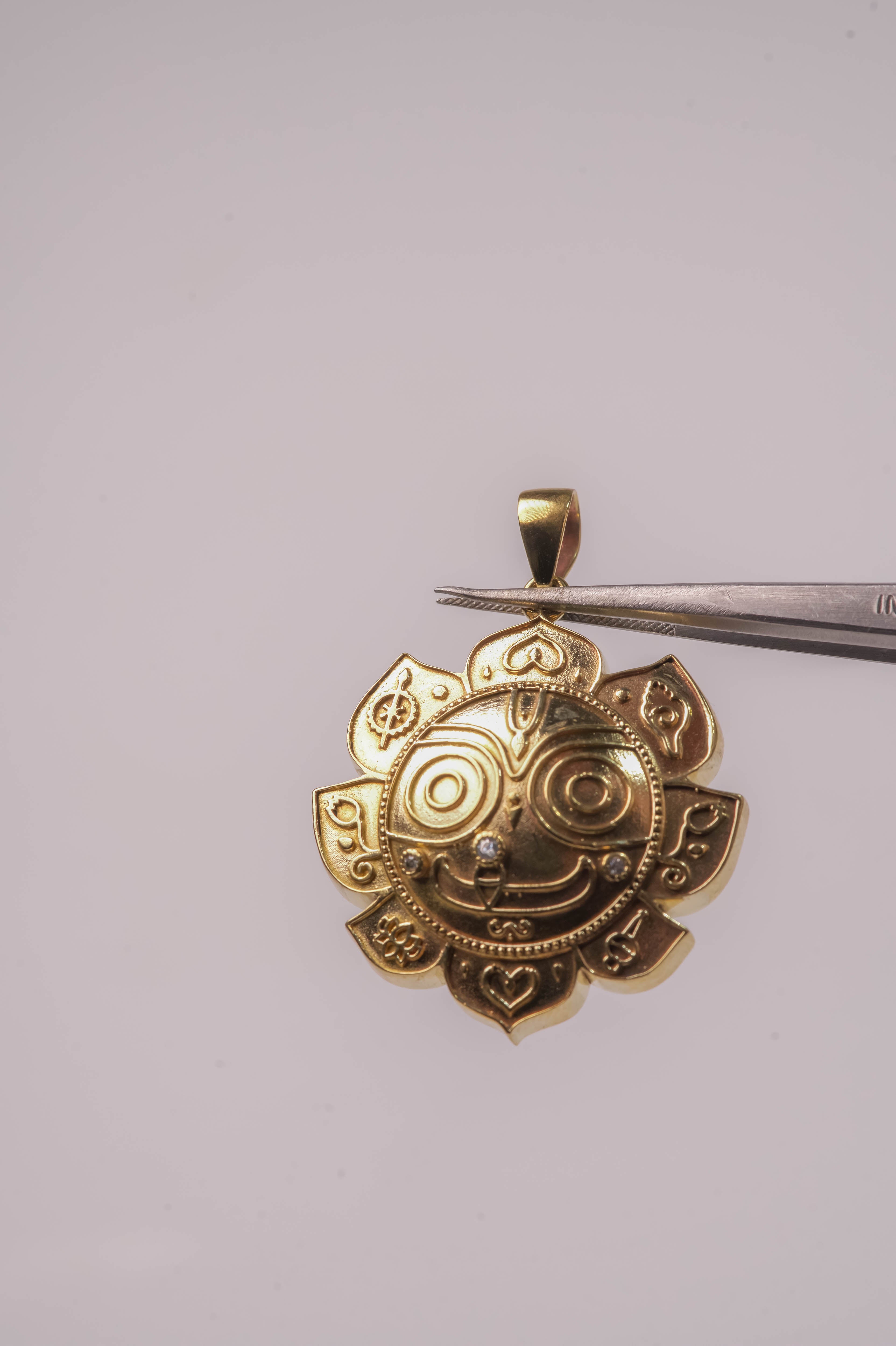 Jagannath Pendant 5 Metals 1.5 Inch Spiritual Hindu Jewelry
