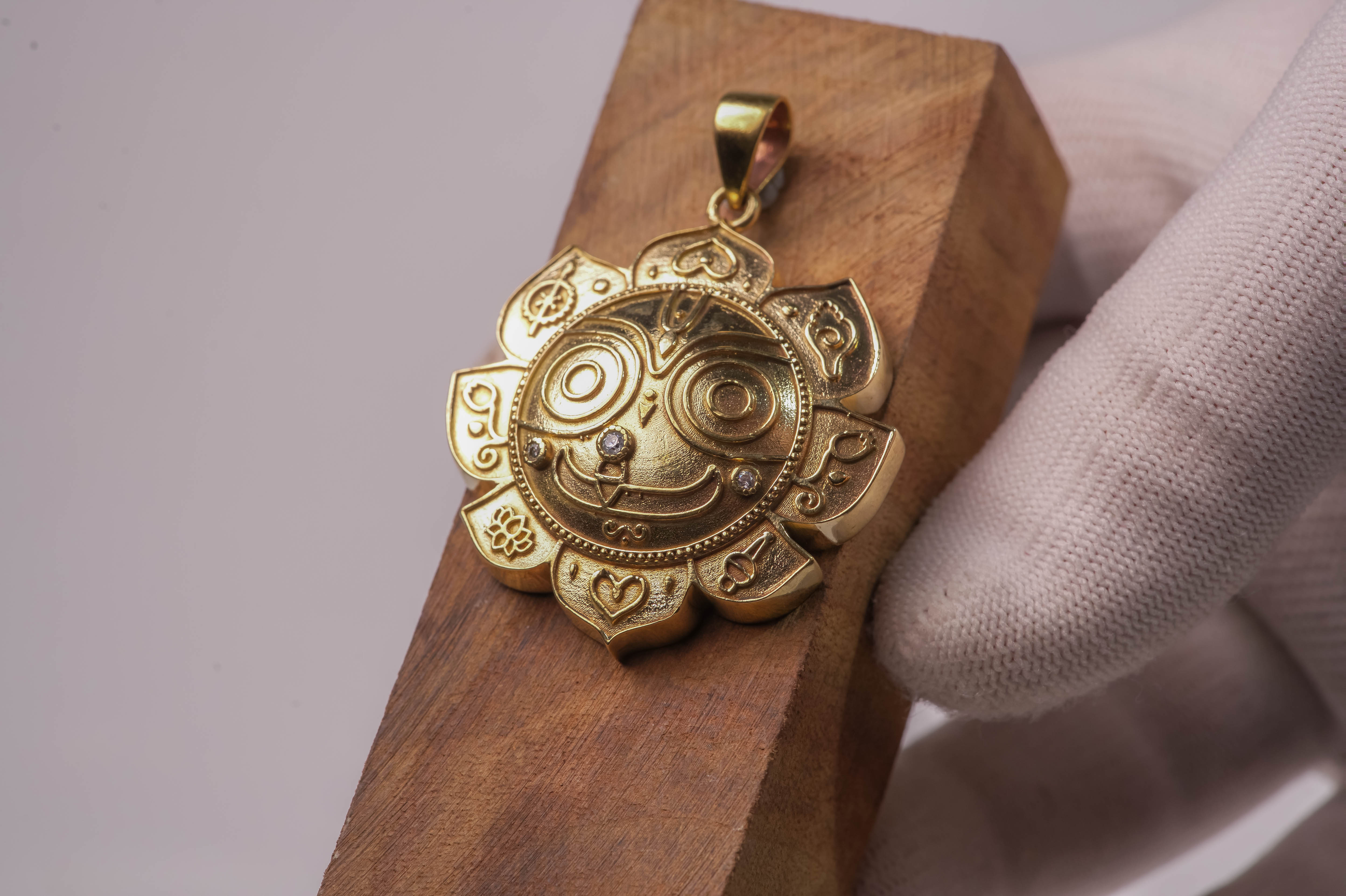 Jagannath Pendant 5 Metals 1.5 Inch Spiritual Hindu Jewelry