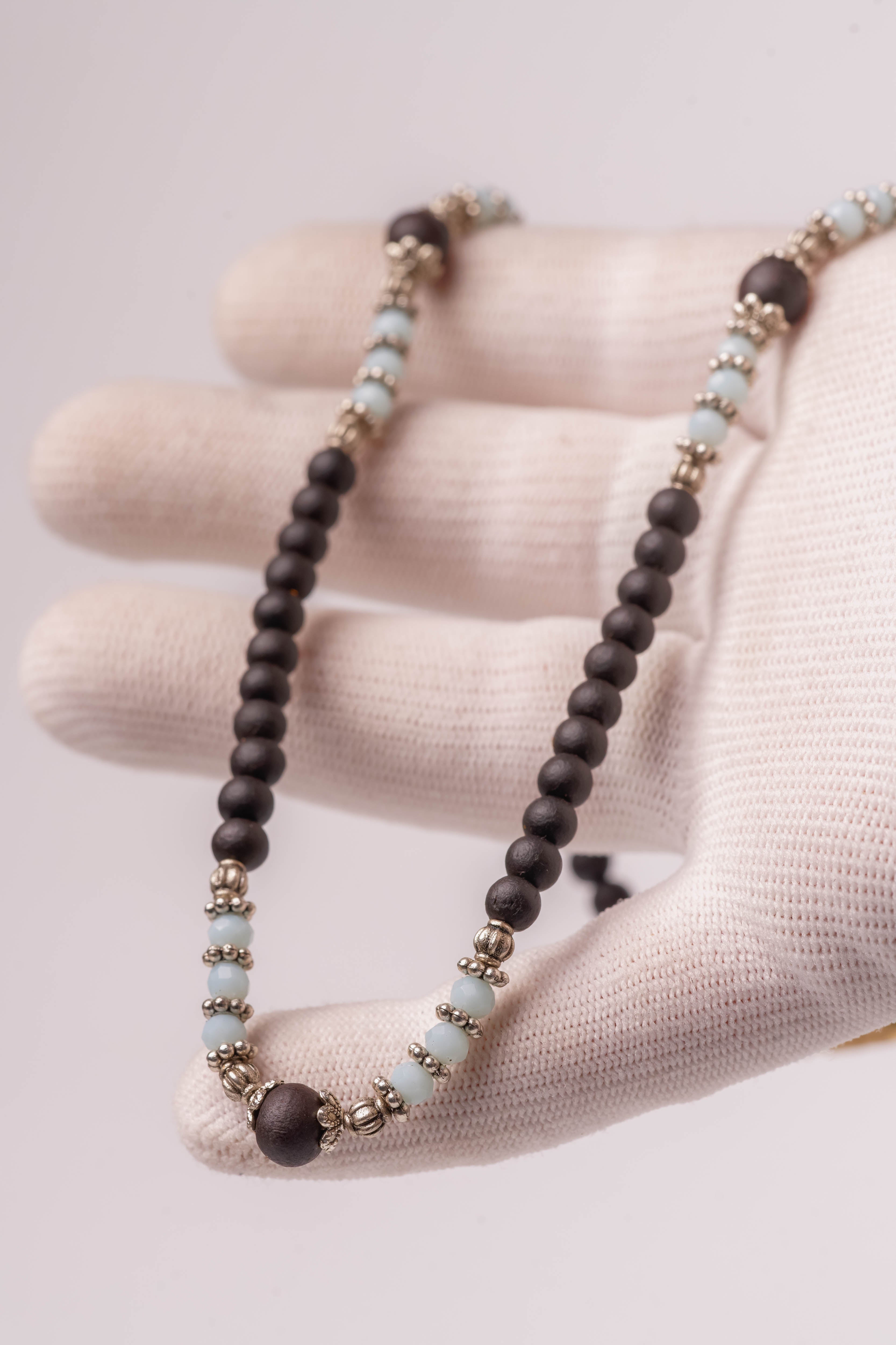 Tulasi Mala Necklace | Sacred Tulsi Beads Krishna