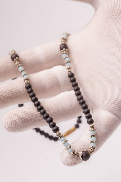 Tulasi Mala Necklace | Sacred Tulsi Beads Krishna