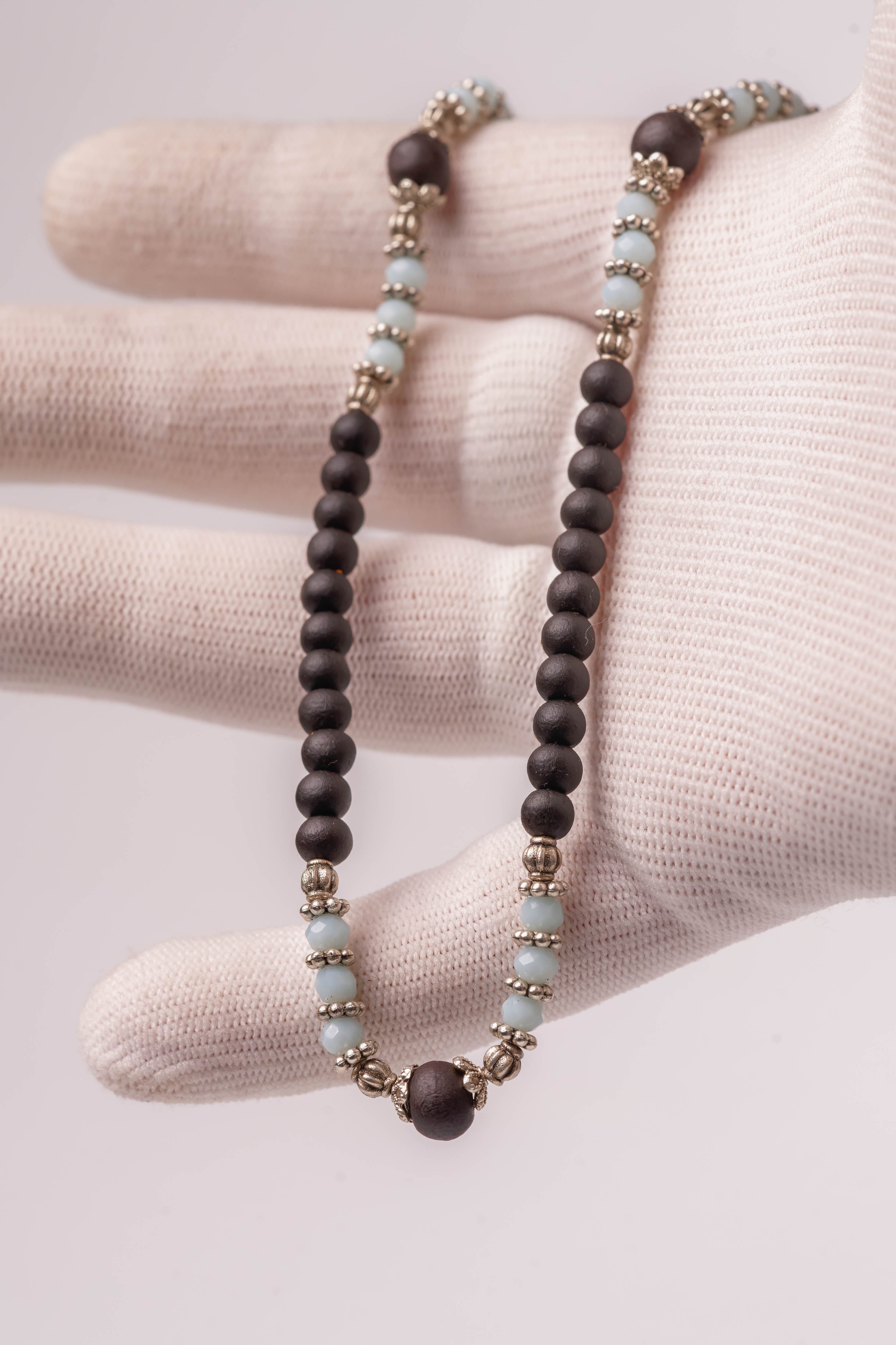 Tulasi Mala Necklace | Sacred Tulsi Beads Krishna