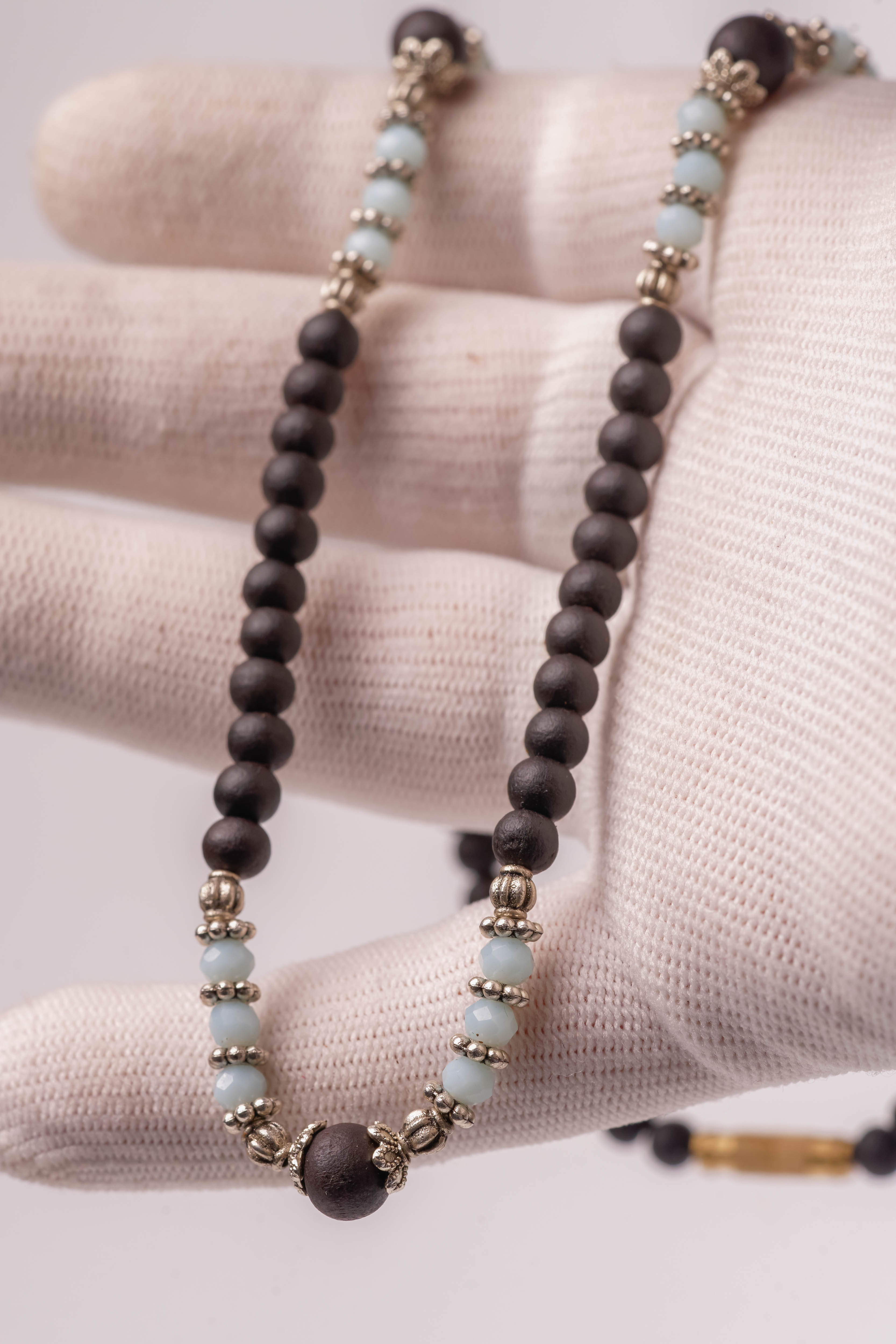 Tulasi Mala Necklace | Sacred Tulsi Beads Krishna