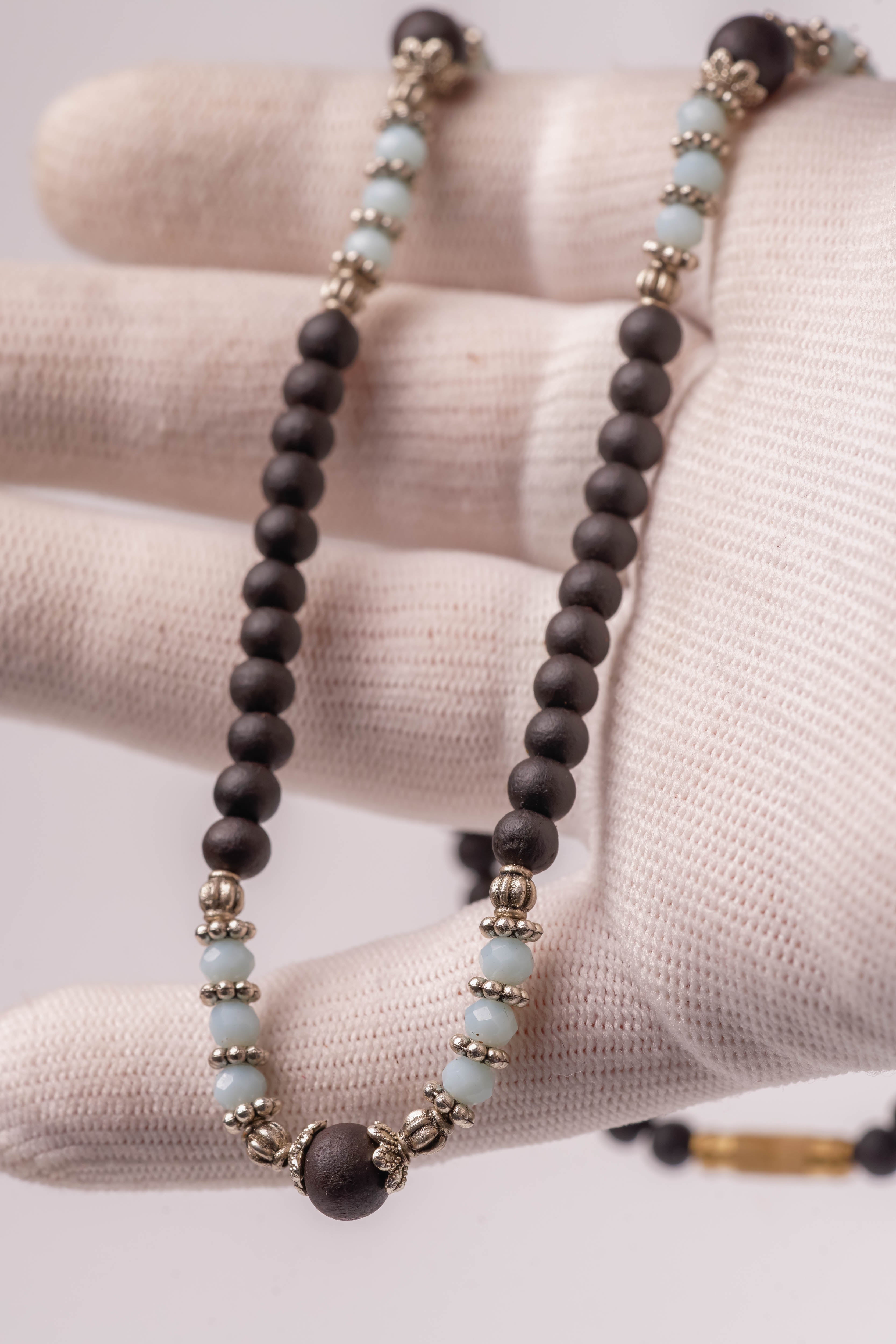 Tulasi Mala Necklace | Sacred Tulsi Beads Krishna