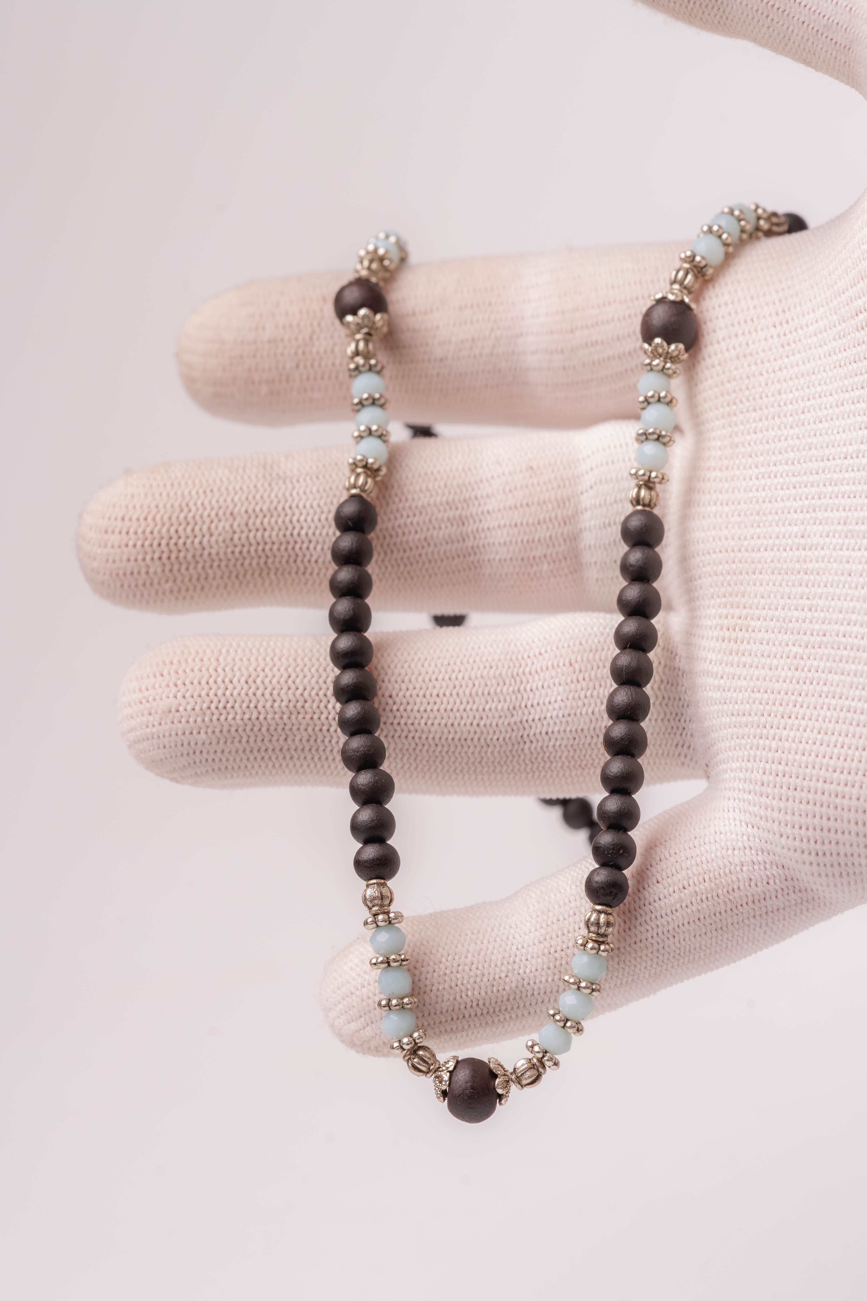 Tulasi Mala Necklace | Sacred Tulsi Beads Krishna