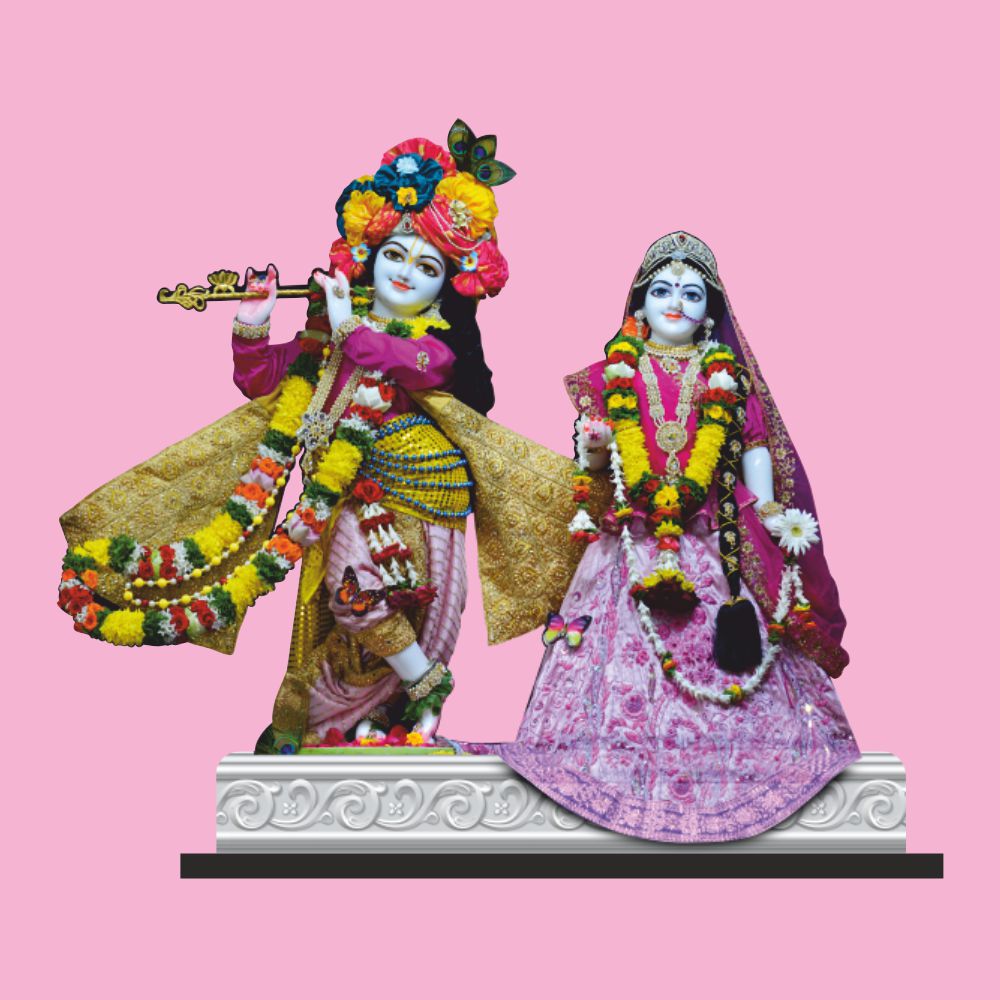 Radha Krishna - Acrylic Cutout Photo