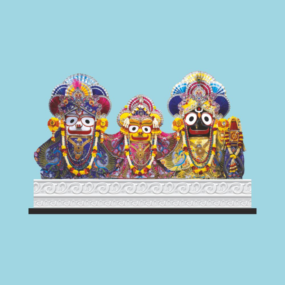 Jagannath Baldew Subhadra - Acrylic Cutout Photo