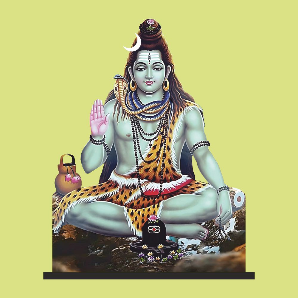 Lord Shiva - Acrylic Cutout Photo (Copy)