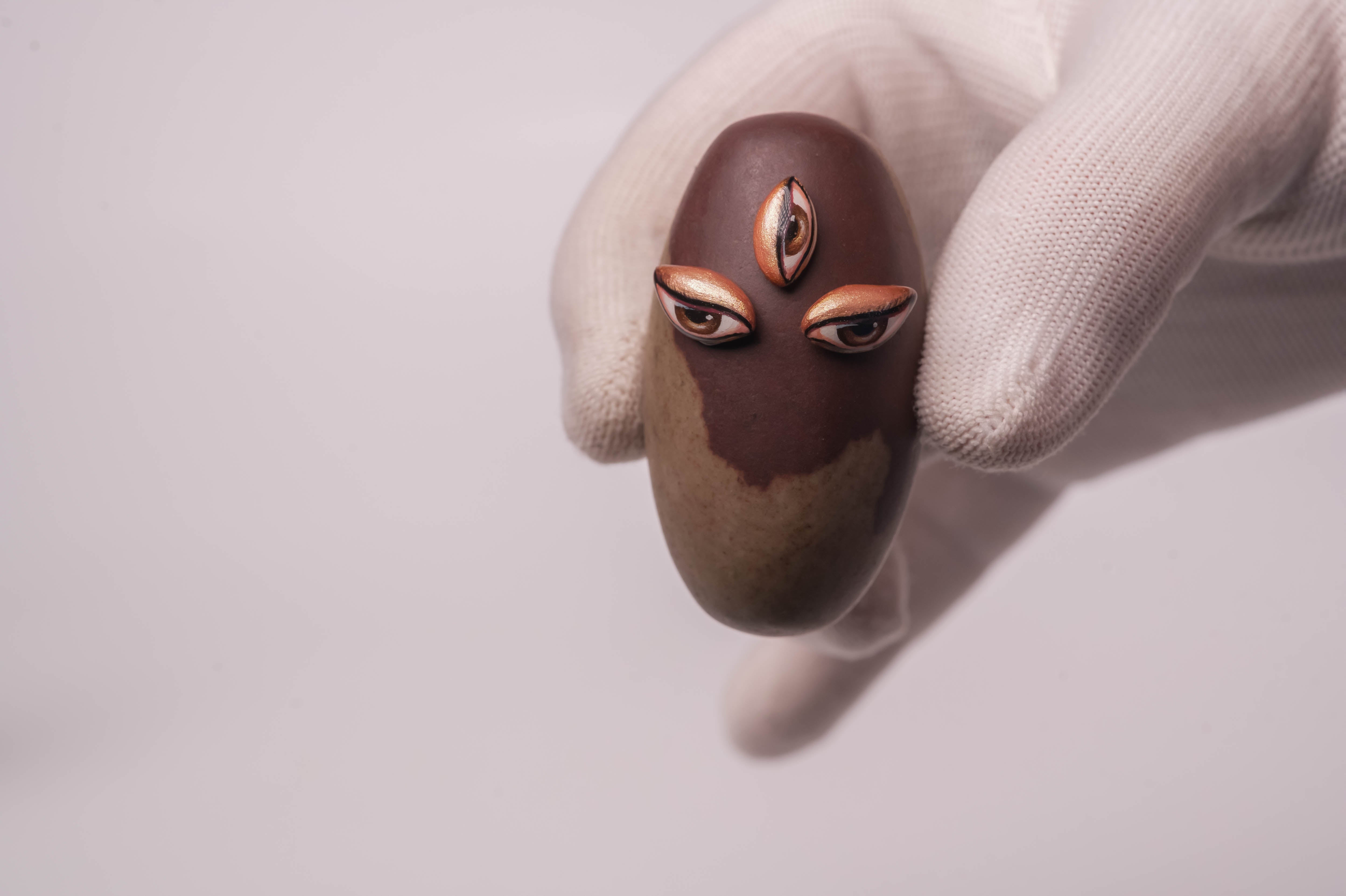 Shivalingam 2.5 Inch with Copper Asan Shesha Naga