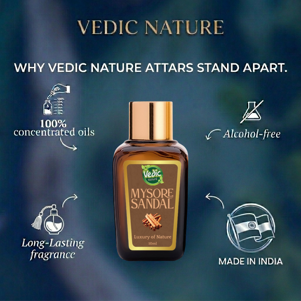 Vedic Nature  Mysore Sandal Attar