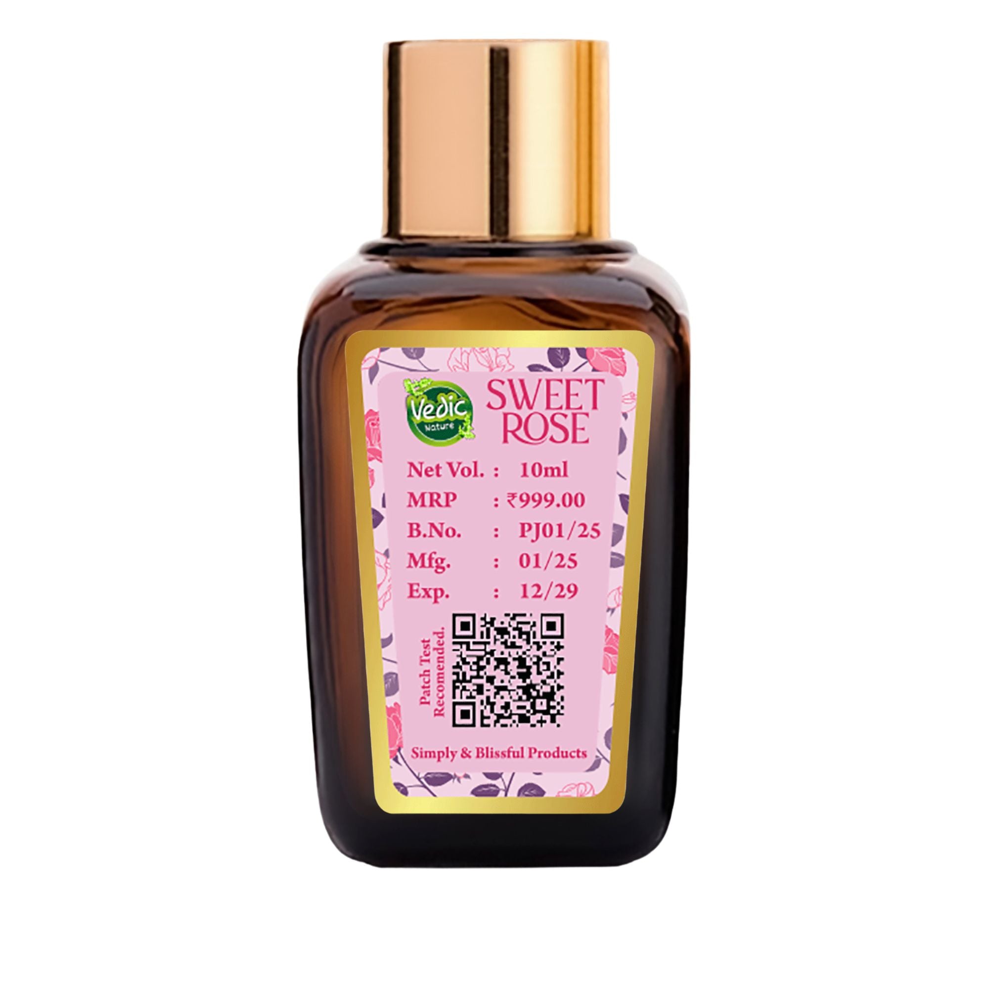 Vedic Nature Sweet Rose Attar