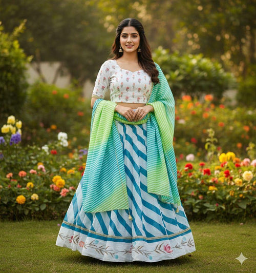 Cotton Fabric Gopidress set