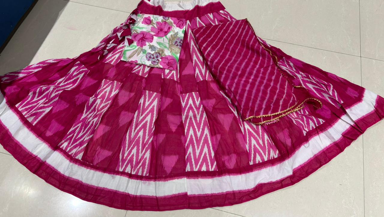Cotton Mulmul fabric Gopidress