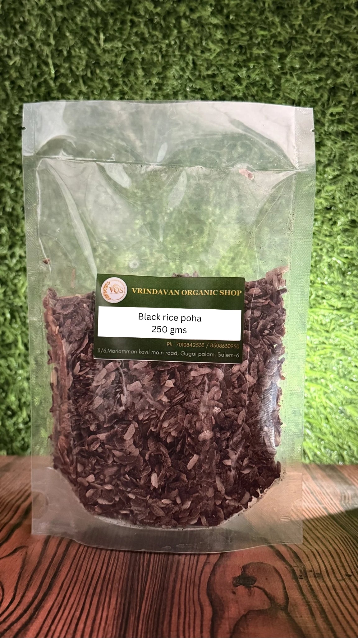 Black Rice Flakes - poha ( Diabetic friendly)