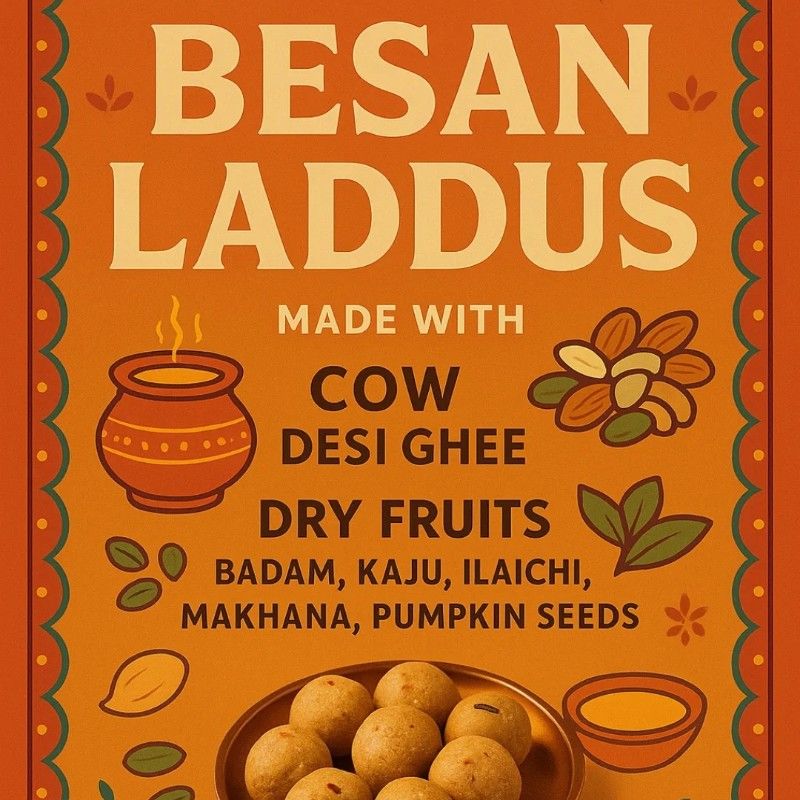 Healthy Protein Laddus made with Sattu, Nuts and Seeds.  (500g)