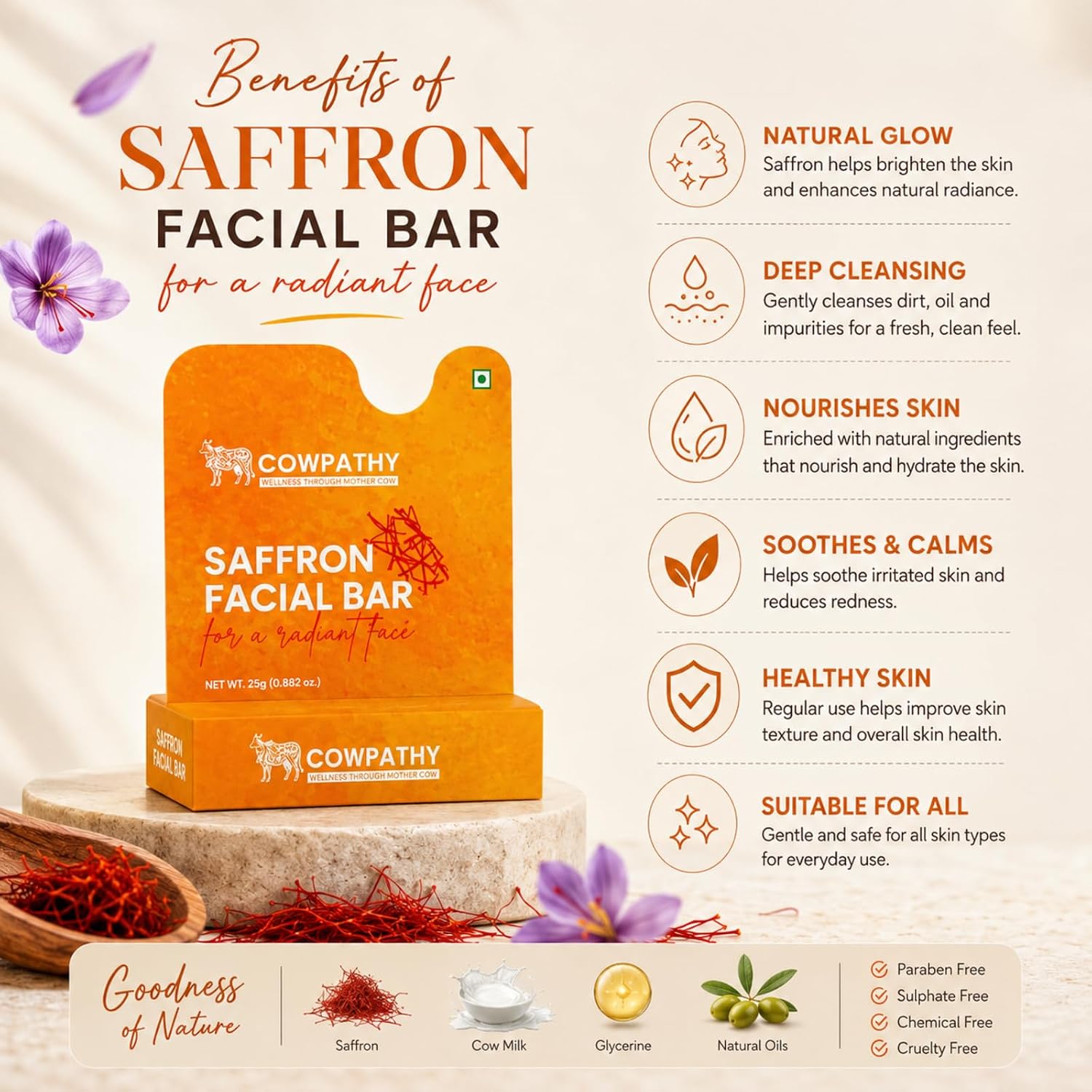 Saffron / Kesar Facial Bar