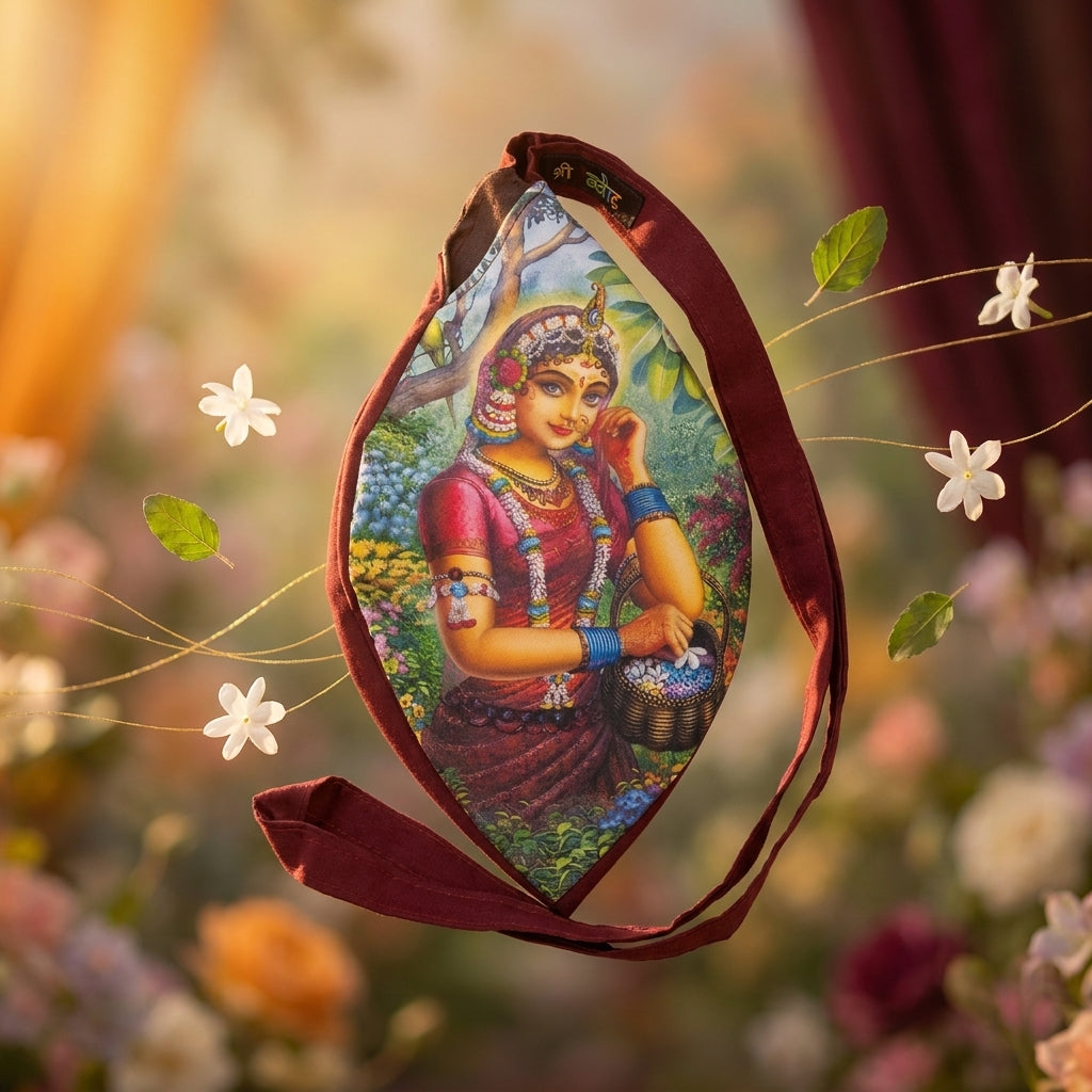 Radha Rani Vrindavan Bead Bag