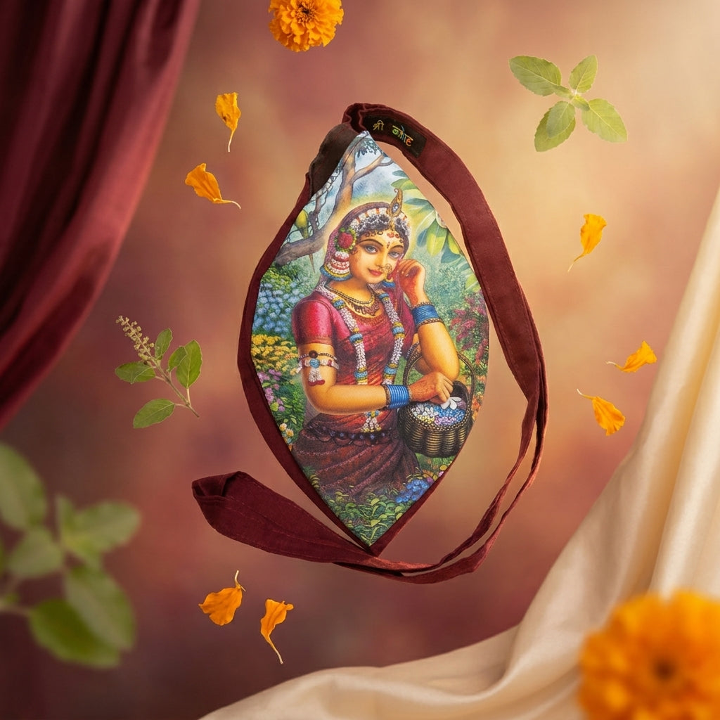 Radha Rani Vrindavan Bead Bag