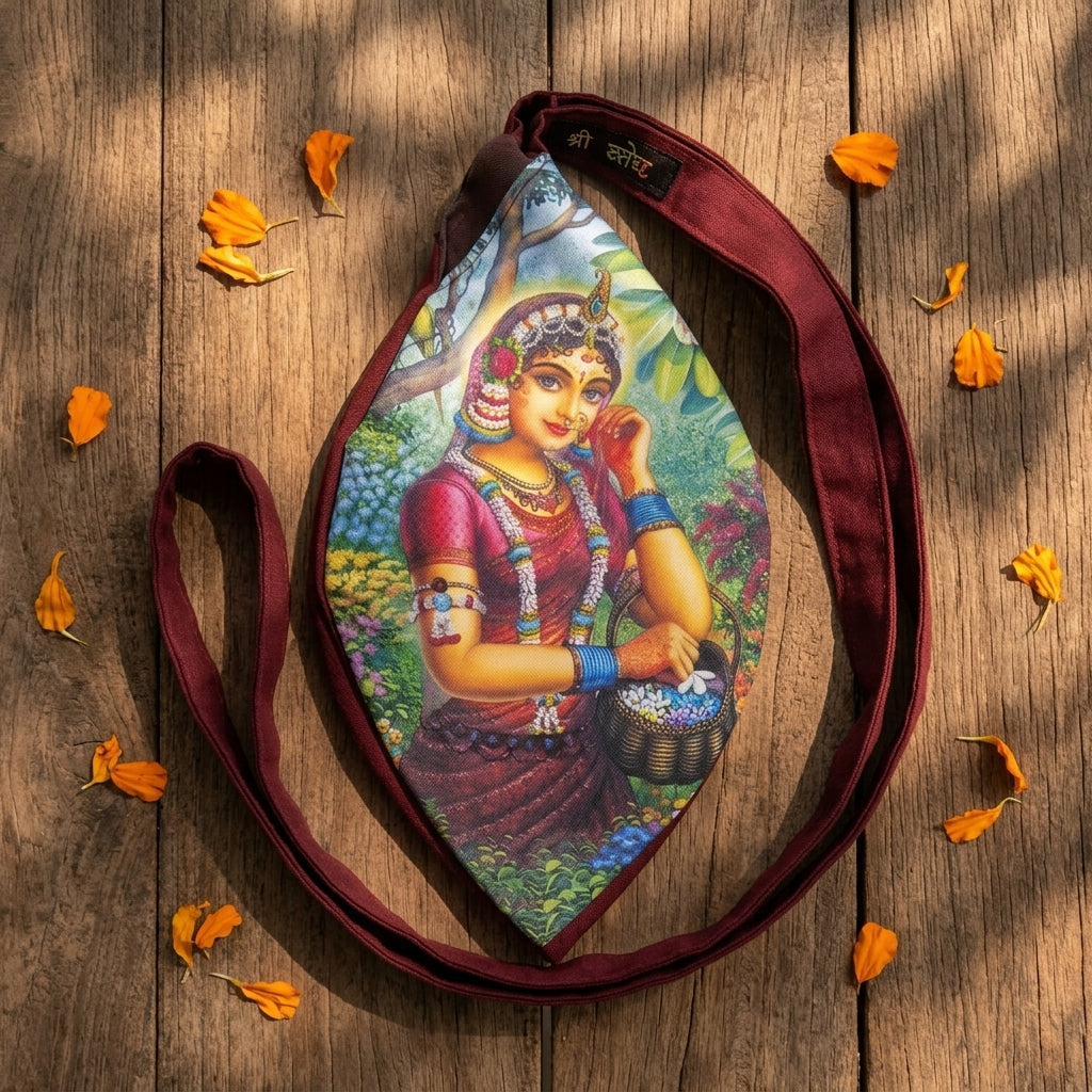 Radha Rani Vrindavan Bead Bag