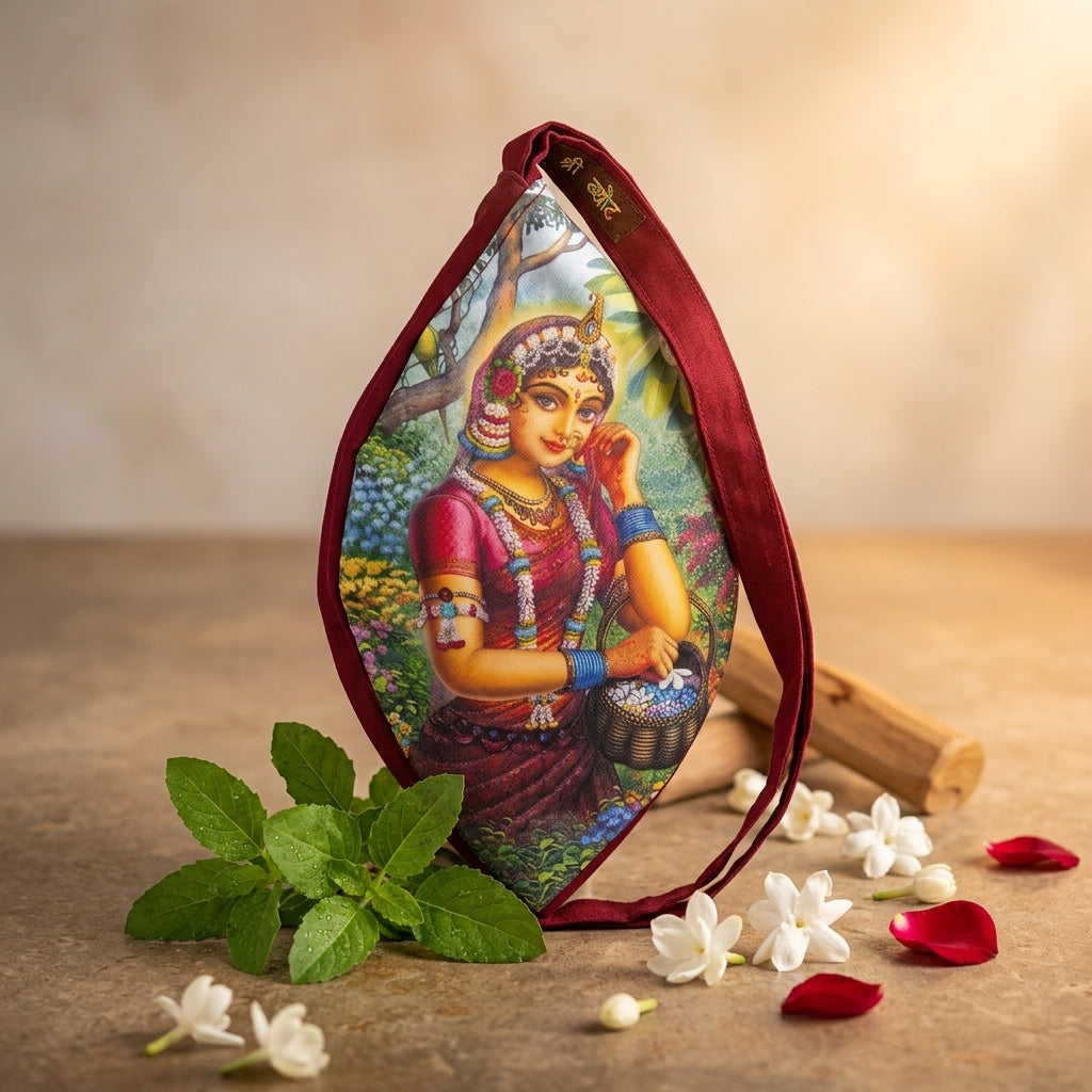 Radha Rani Vrindavan Bead Bag