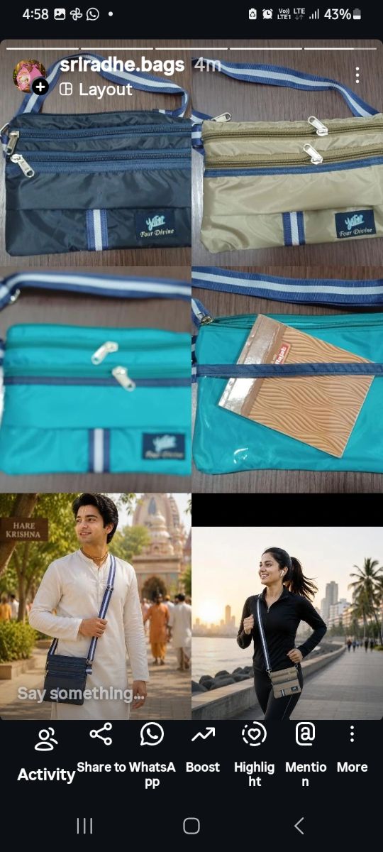 Waterproof Sling Bag
