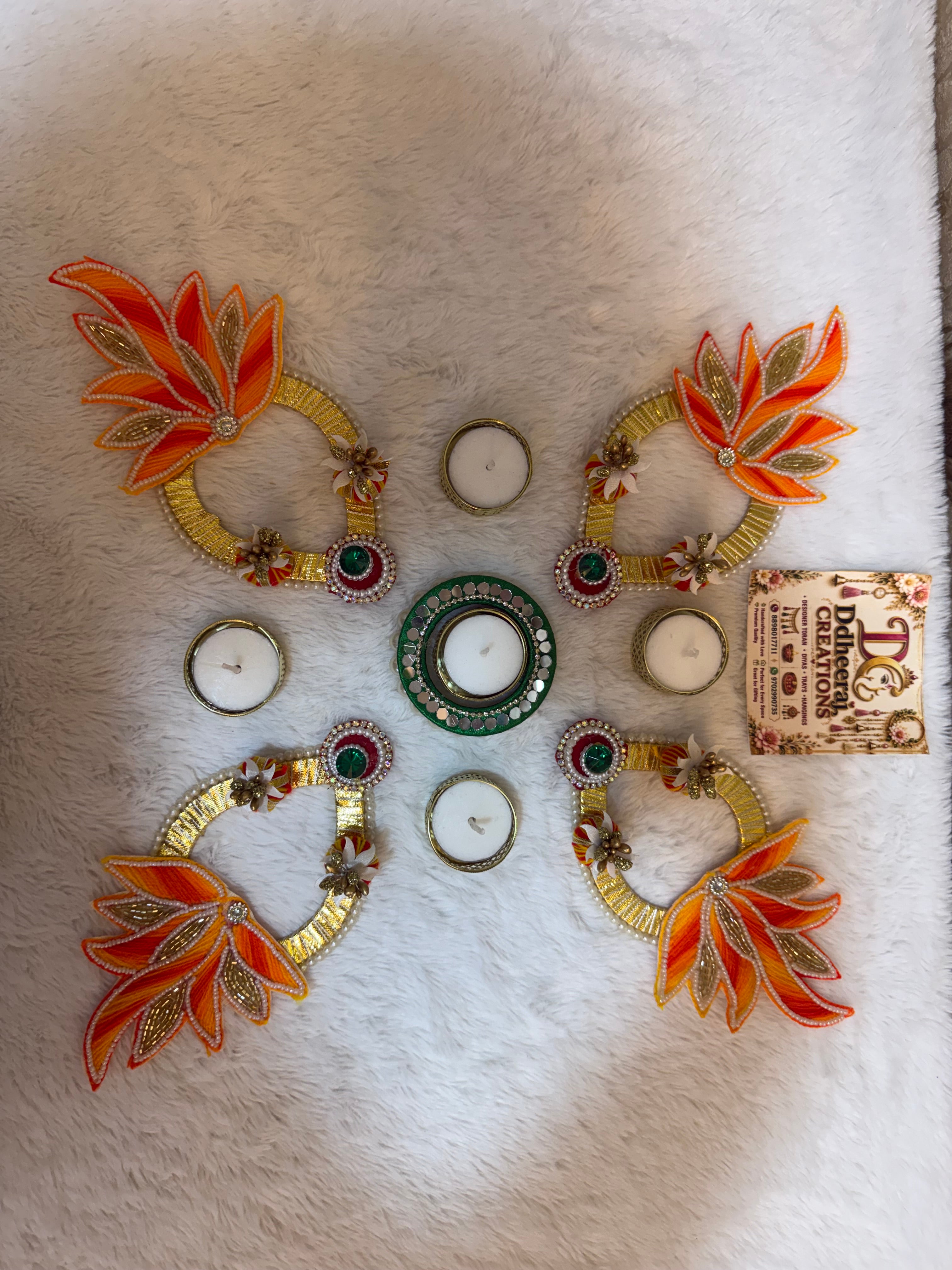 Kesariya Kunj Rangoli