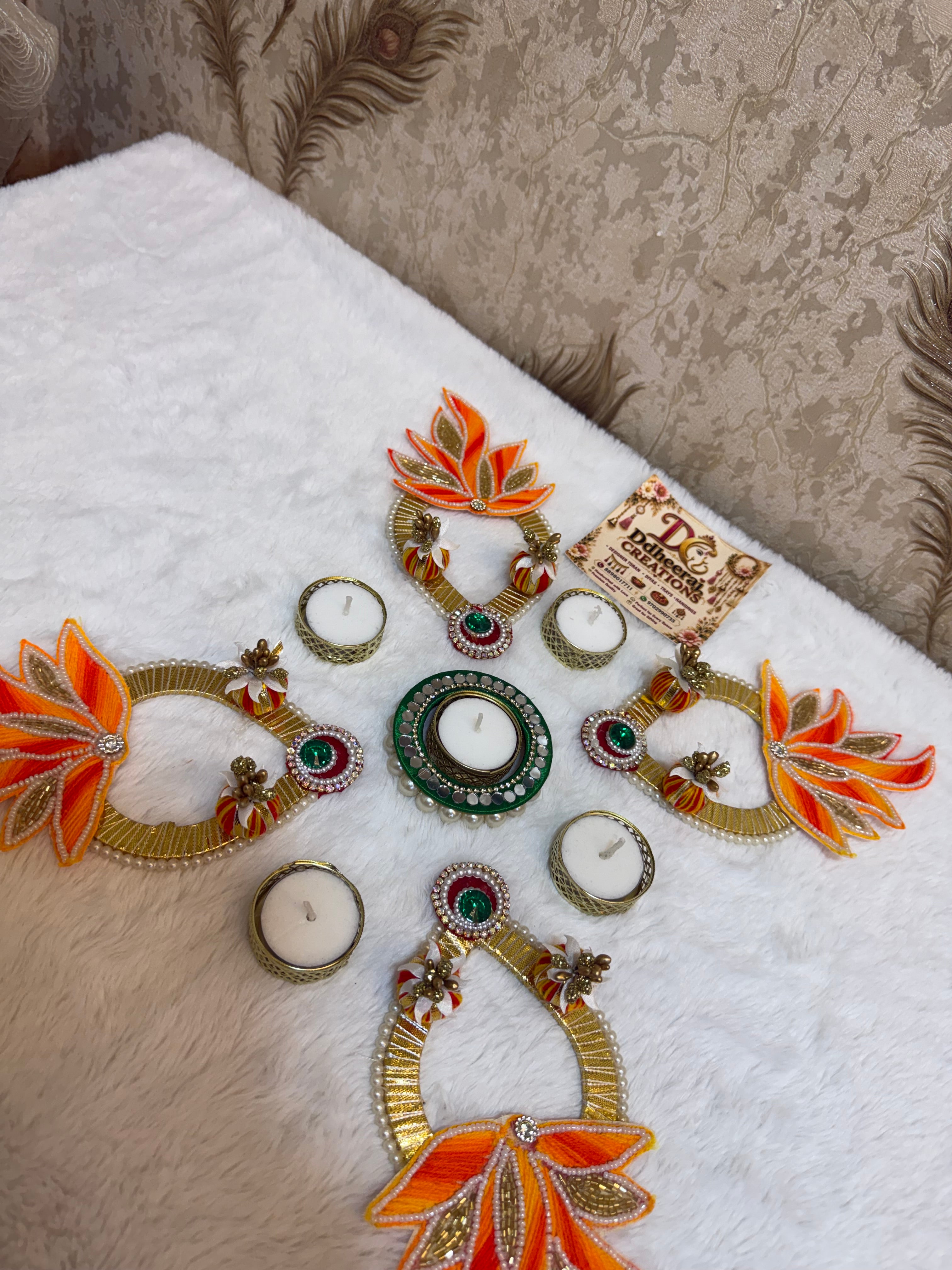 Kesariya Kunj Rangoli