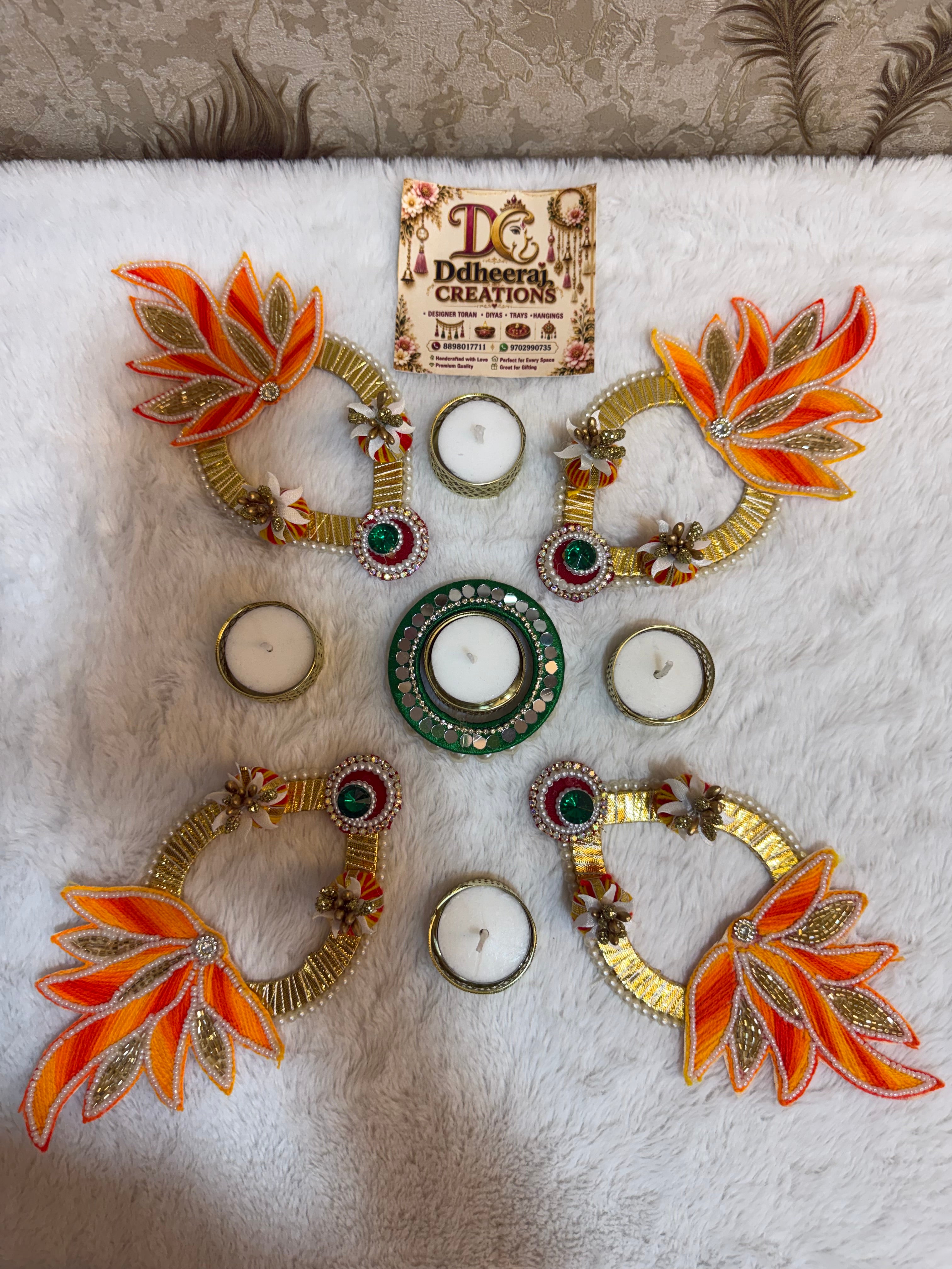 Kesariya Kunj Rangoli