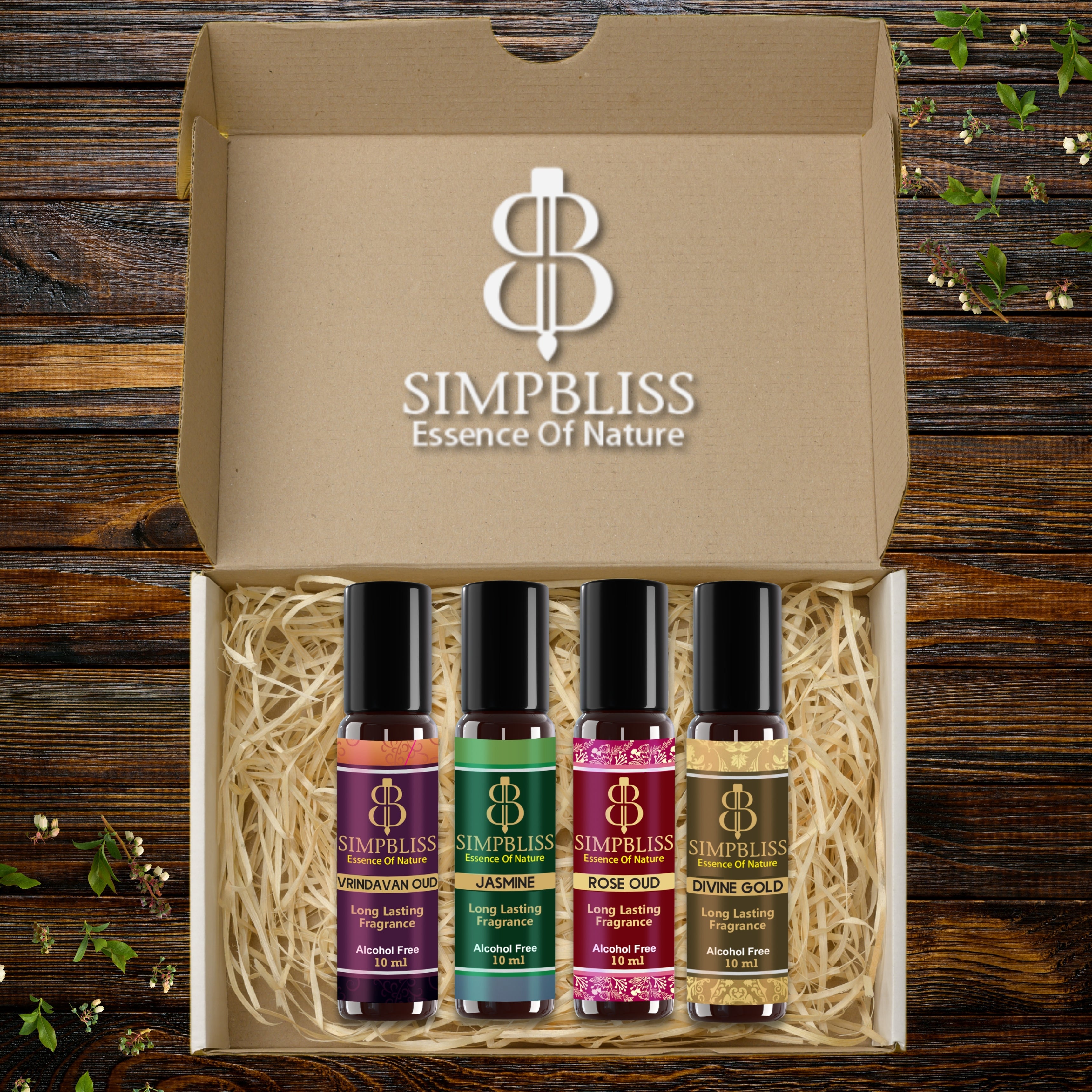 Premium Attar Combo for Men & Women (4x10ml each)