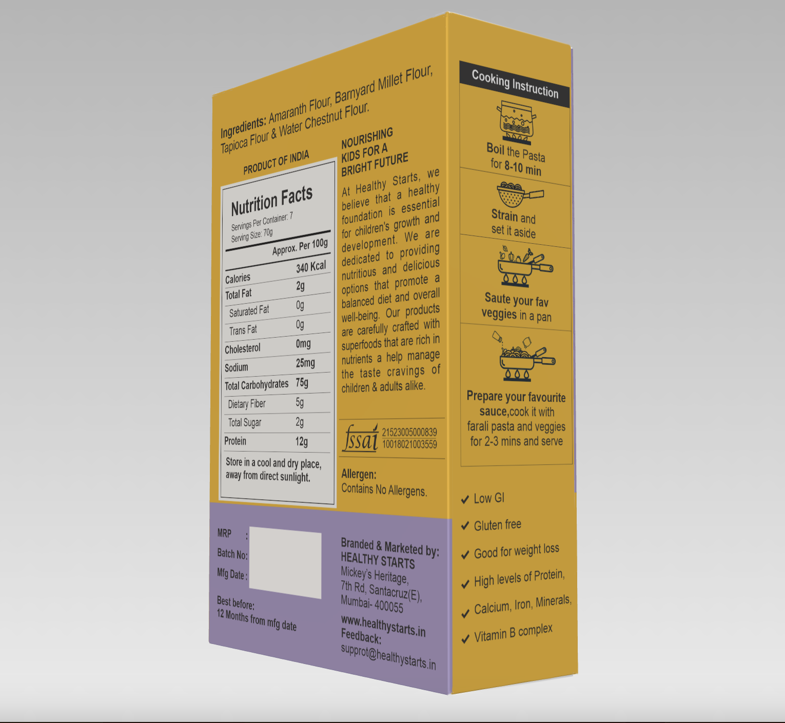 Farali Pasta (180g)