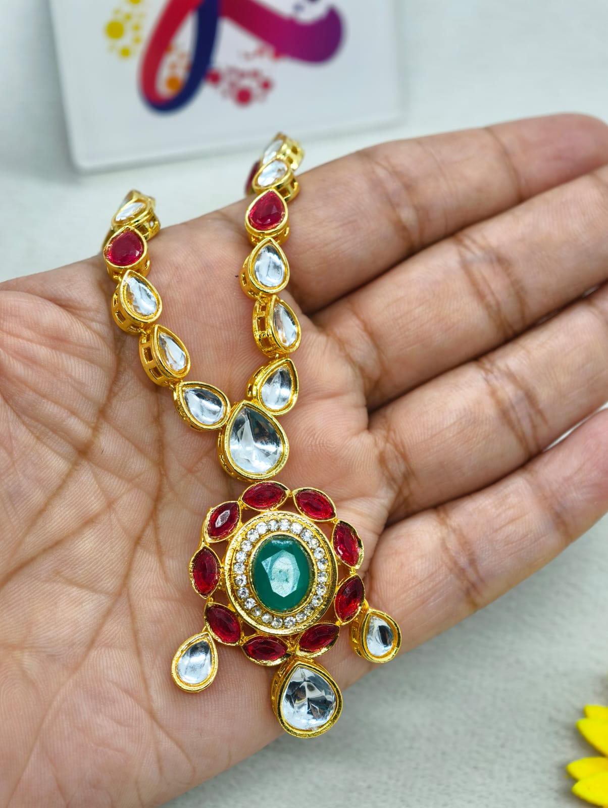 Kundan Haar 5.8 Inch